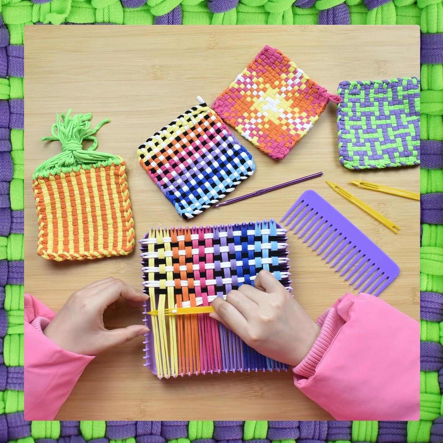 Kit de Telar Artcome para Agarraderas 400 Bucles 10 Colores