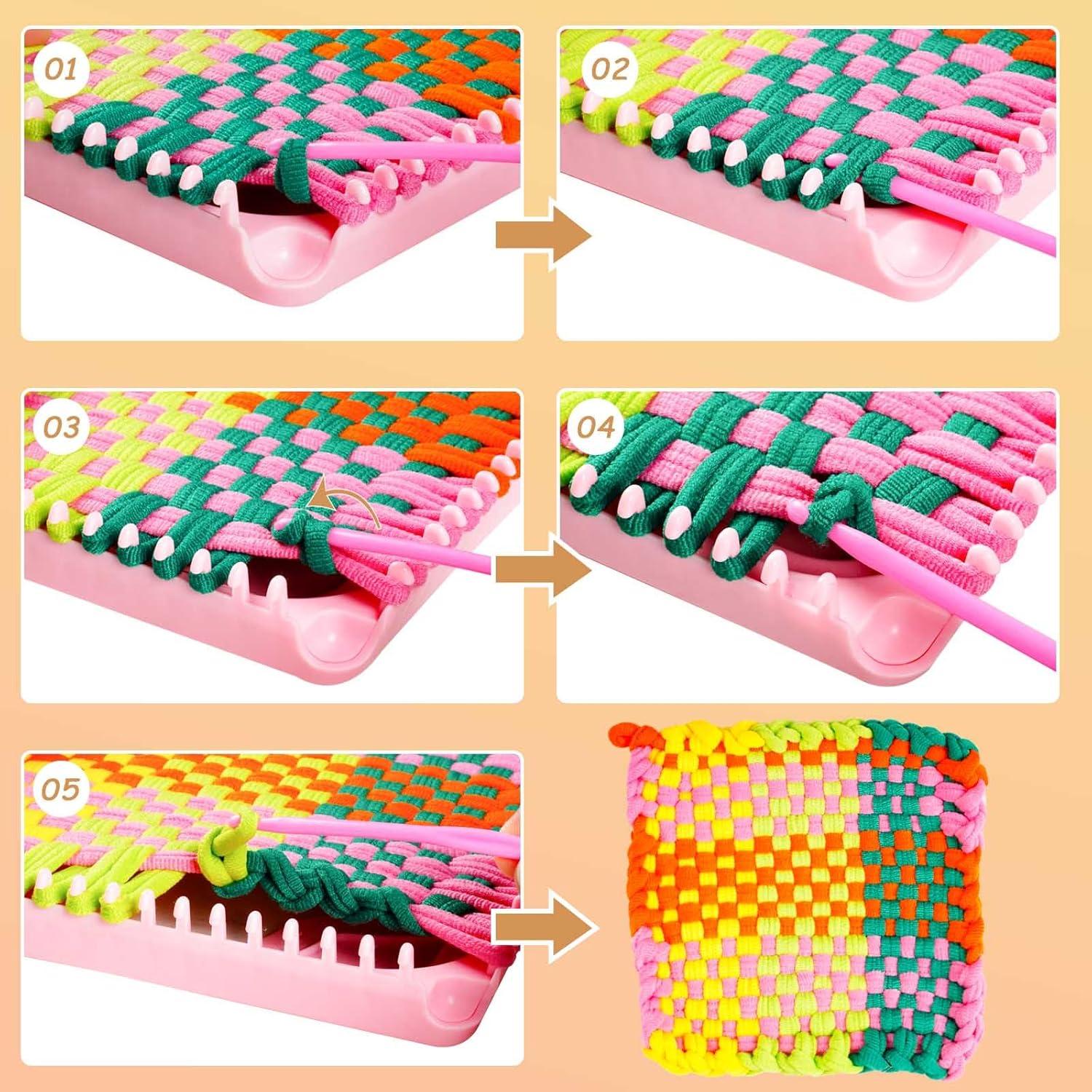 Kit de Lazos para Telar Disracker 804 PCS 12 Colores 17.78 cm