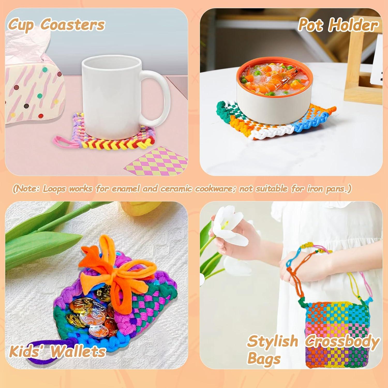 Kit de Lazos para Telar Disracker 804 PCS 12 Colores 17.78 cm