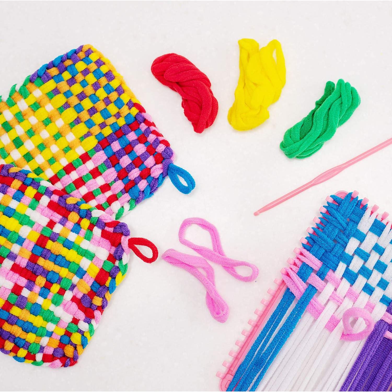 Anillos de Tejido Shappy 192 Piezas 12 Colores 11 cm