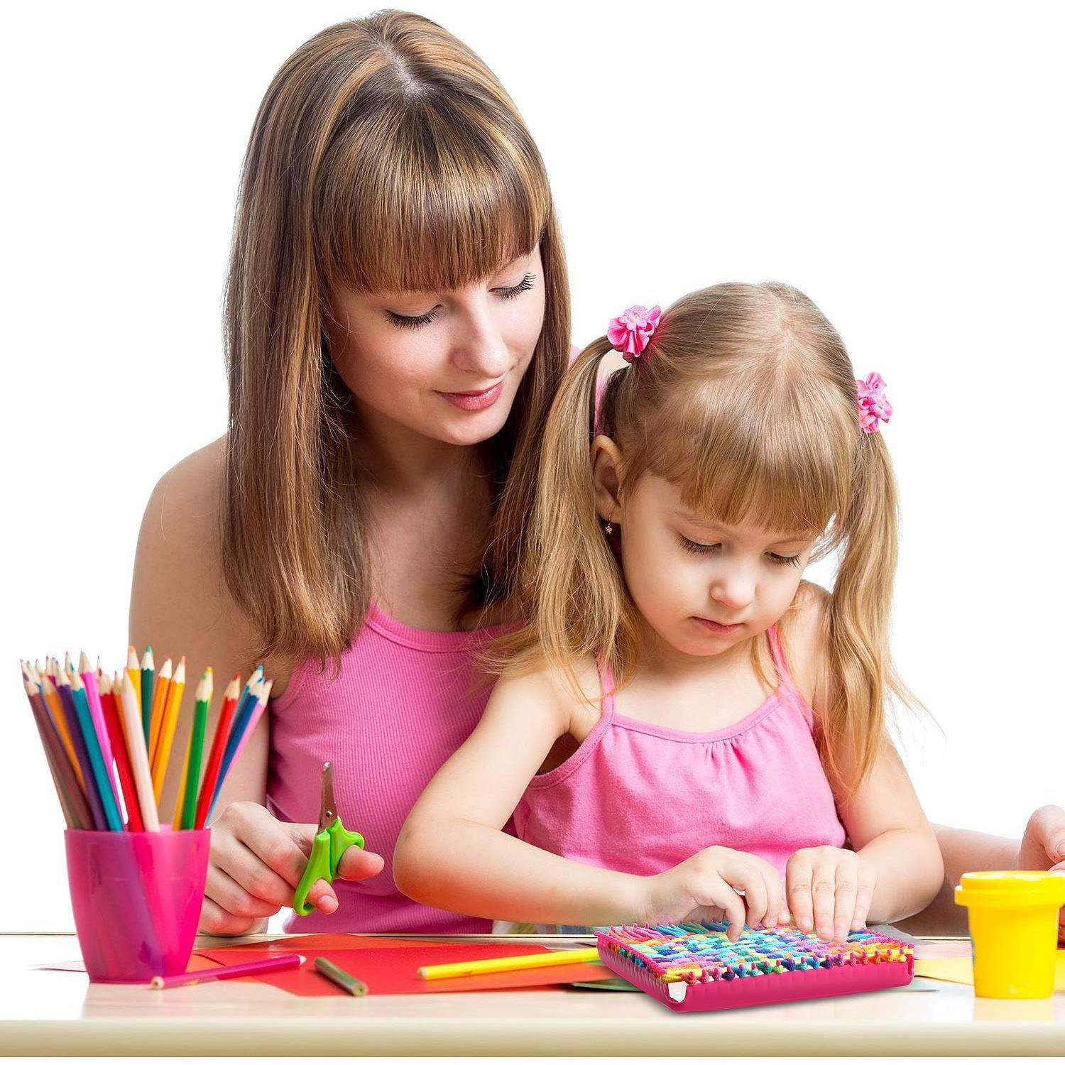 Anillos de Tejido Shappy 192 Piezas 12 Colores 11 cm