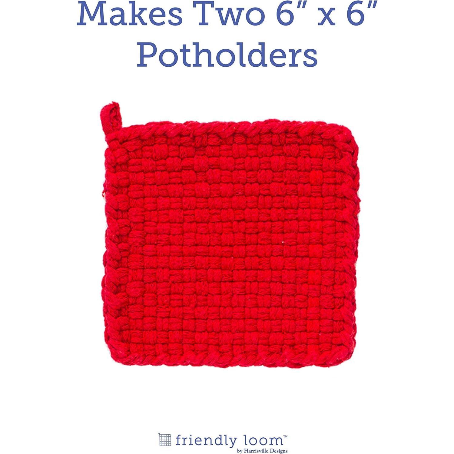 Asas de Algodón Harrisville 7" para Tejer 2 Agarraderas