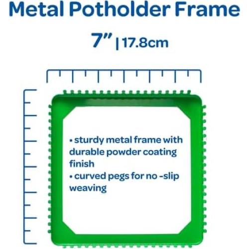 Kit de Telar Amigable para Tejer Posavasos Botánicos 18 Piezas