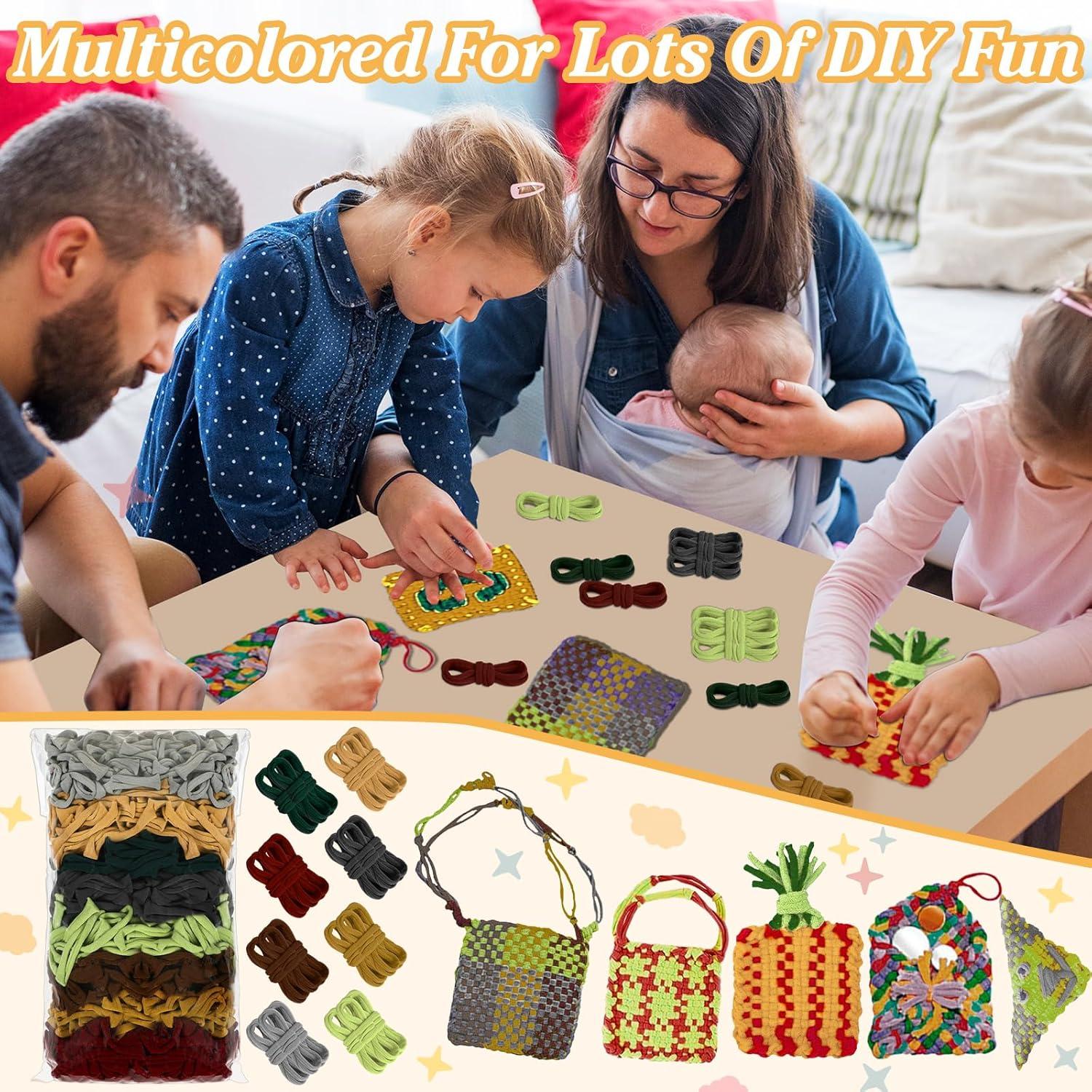 Kit de Anillos de Telar Naozinebi 600 Piezas Multicolores