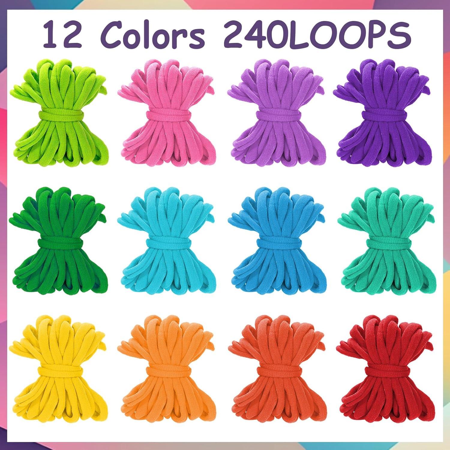 Kit de Telar de Potholder Tldcdte con 240 Bucles Coloridos