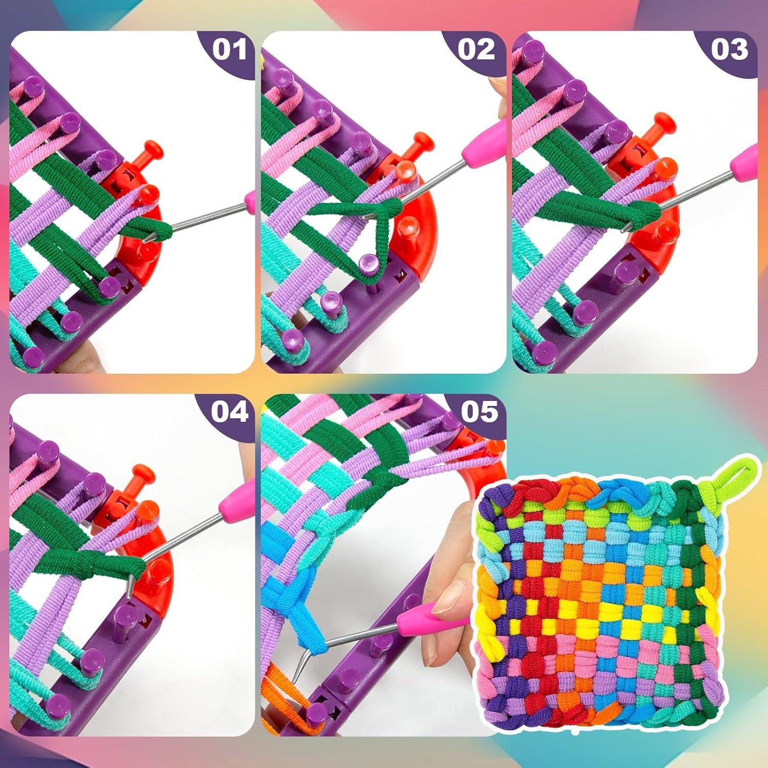 Kit de Telar de Potholder Tldcdte con 240 Bucles Coloridos