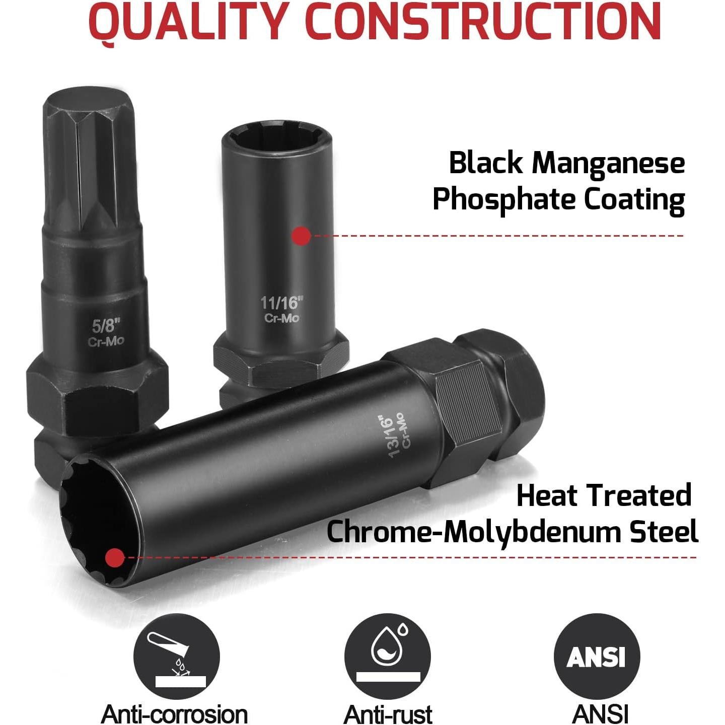 Juego de Llaves Maestras de Bloqueo RIMKOLO 16 Piezas CR-MO