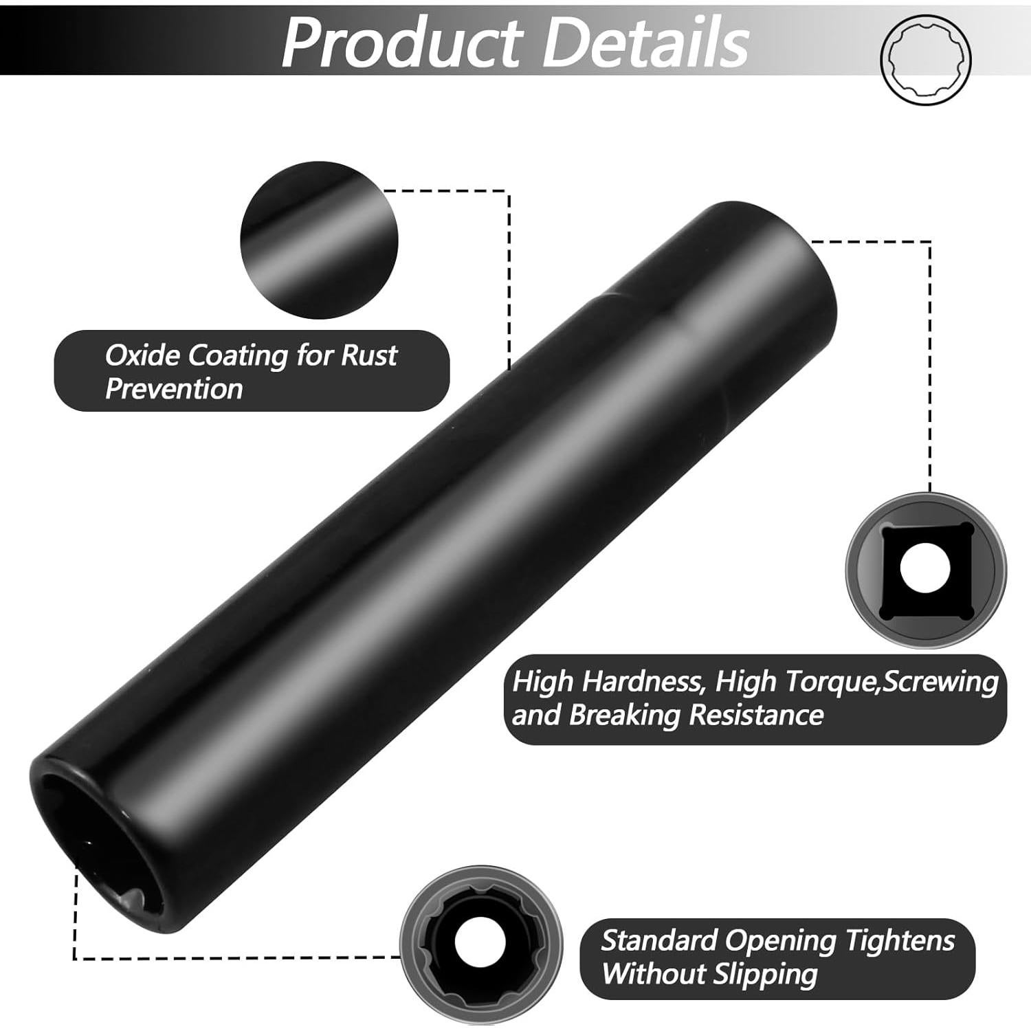 Llave de Tuerca de Pico OXDFK 7 Puntas 125mm Acero Pesado