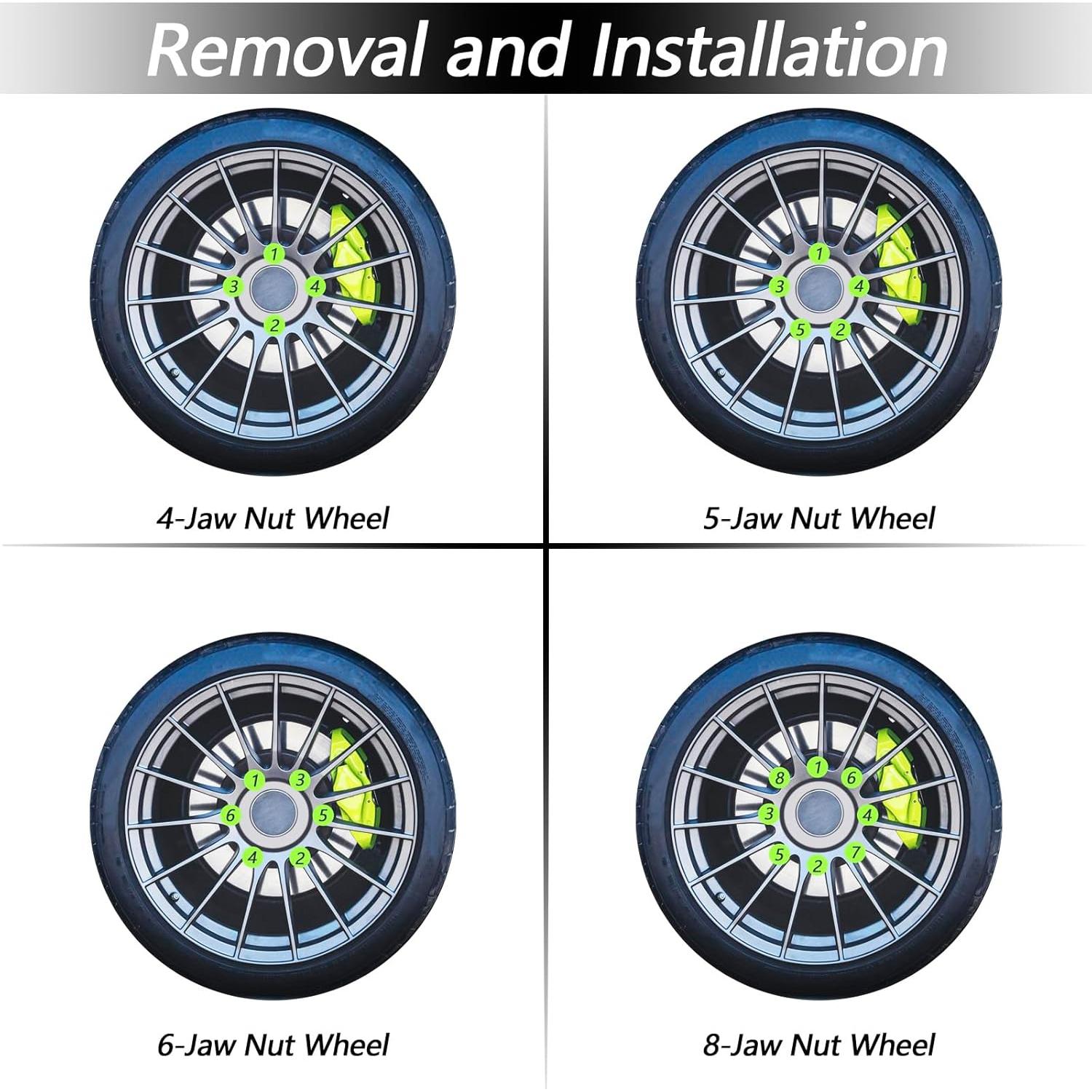 Llave de Tuerca de Pico OXDFK 7 Puntas 125mm Acero Pesado