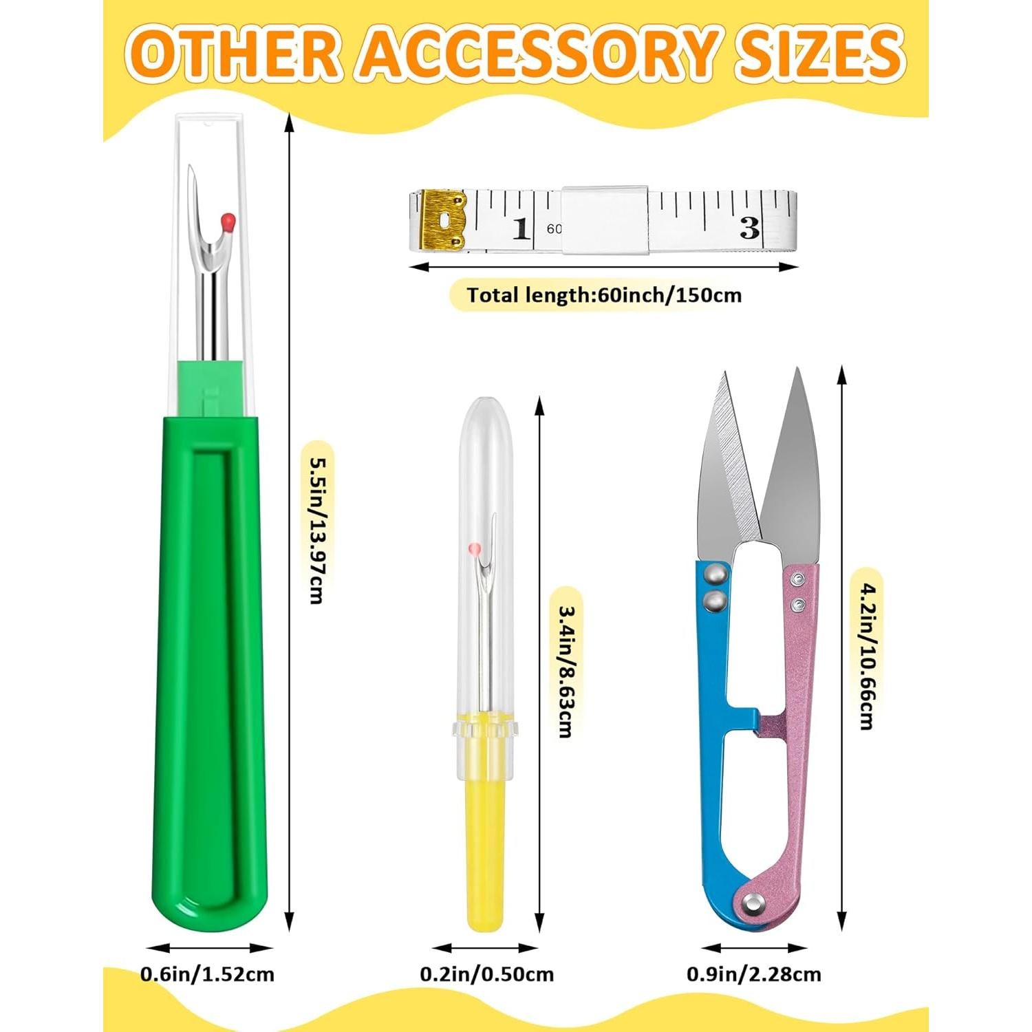 Kit de Dedales FIVEIZERO - 7 Dedales de Metal y Herramientas de Costura