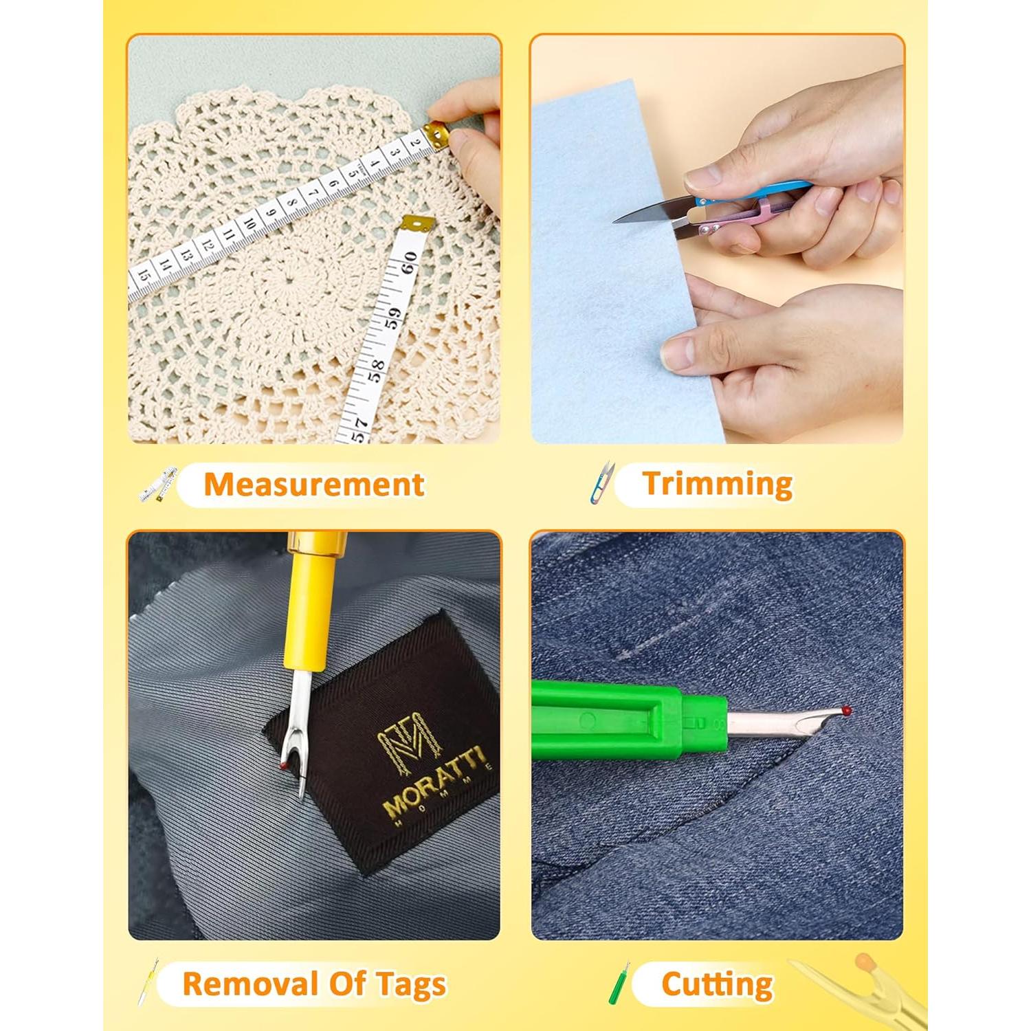 Kit de Dedales FIVEIZERO - 7 Dedales de Metal y Herramientas de Costura