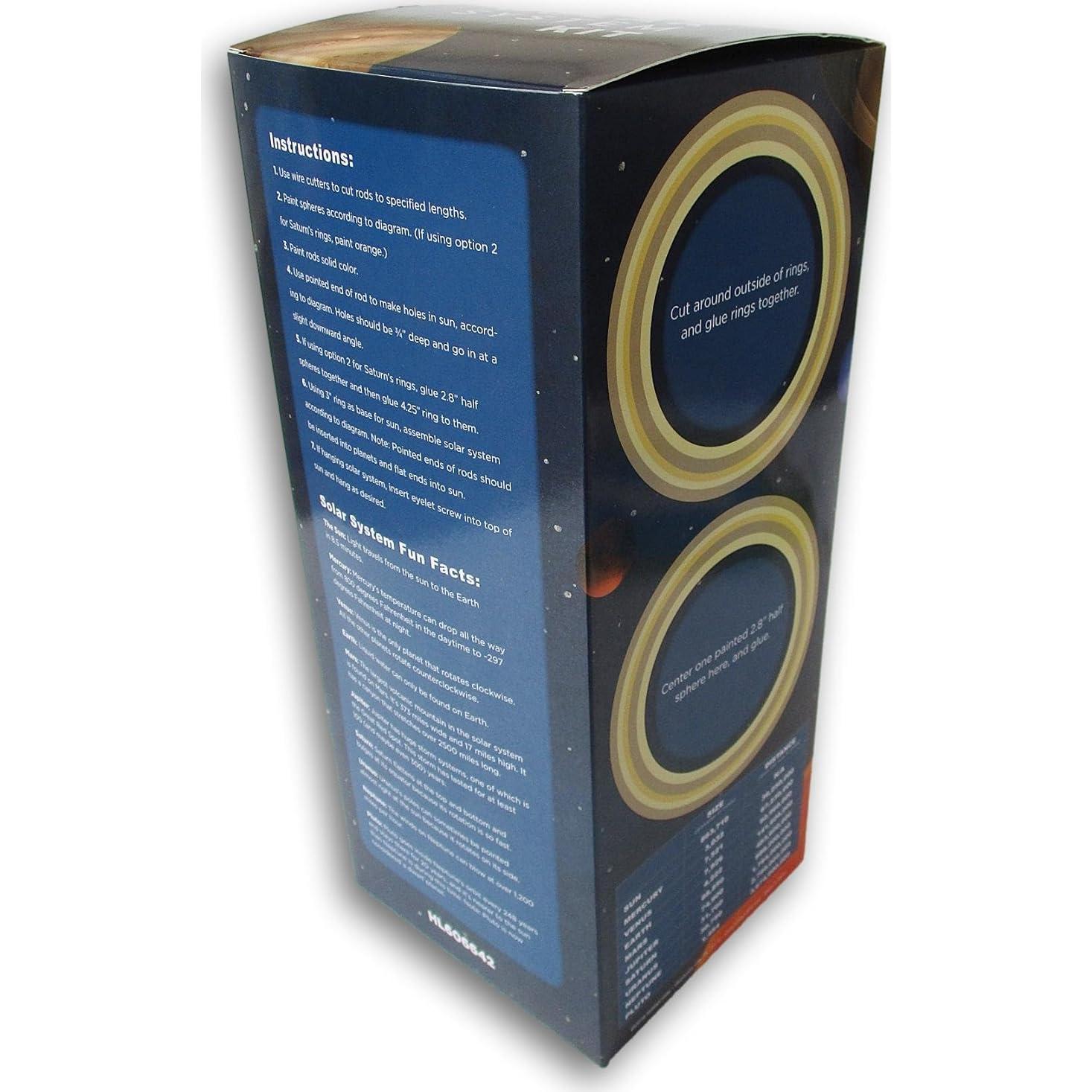 Kit de manualidades sistema solar espuma Hobby Lobby 24 piezas