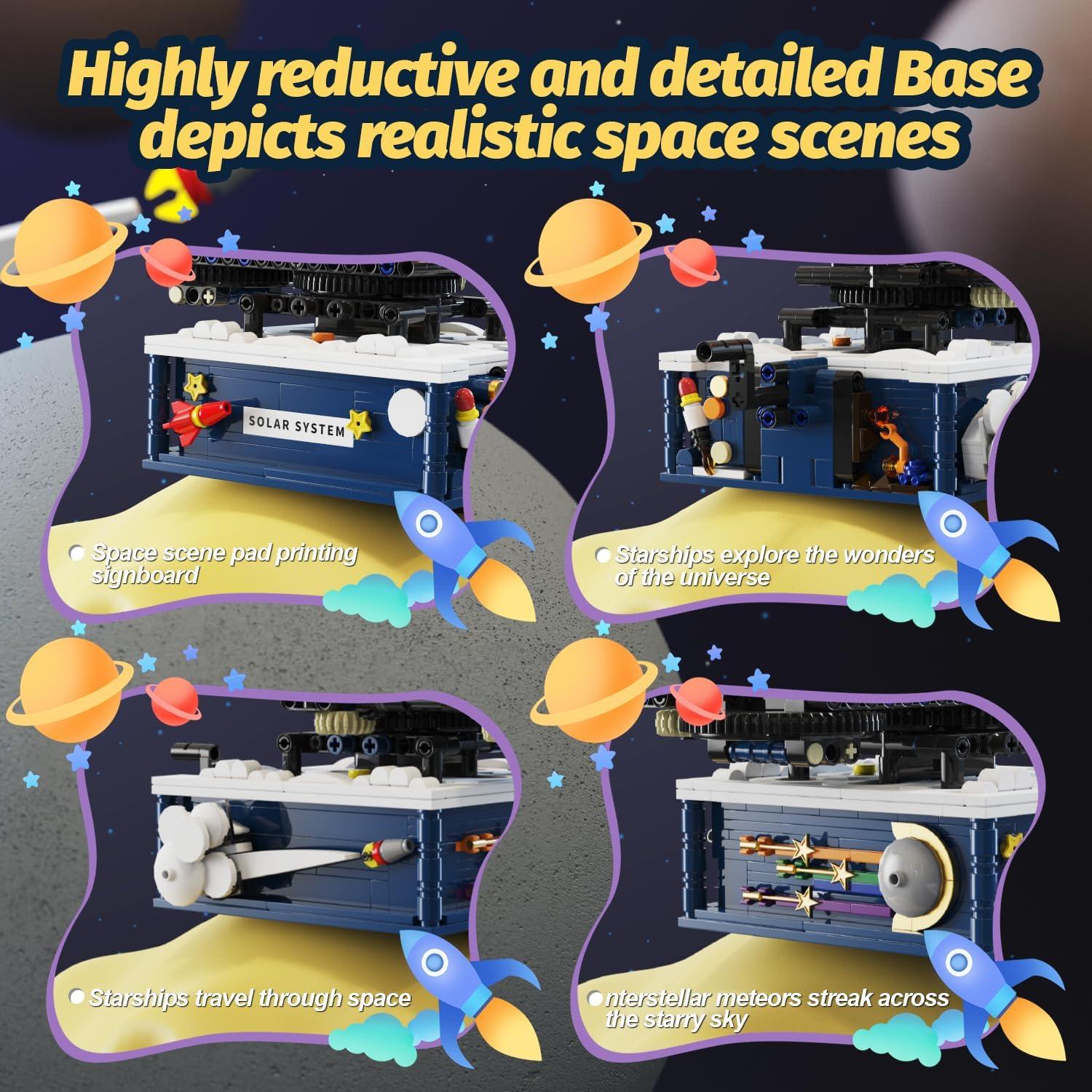 Kit de Construcción Sistema Solar Gohero 775 Piezas Educativo