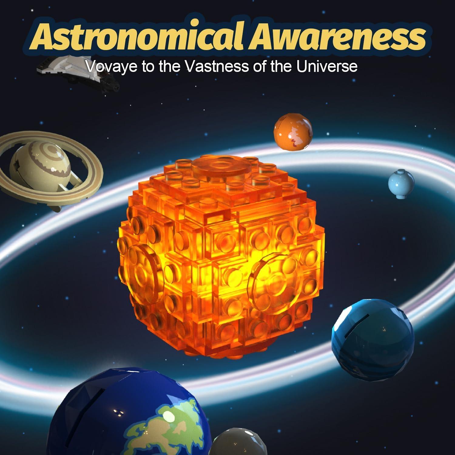 Kit de Construcción Sistema Solar Gohero 775 Piezas Educativo