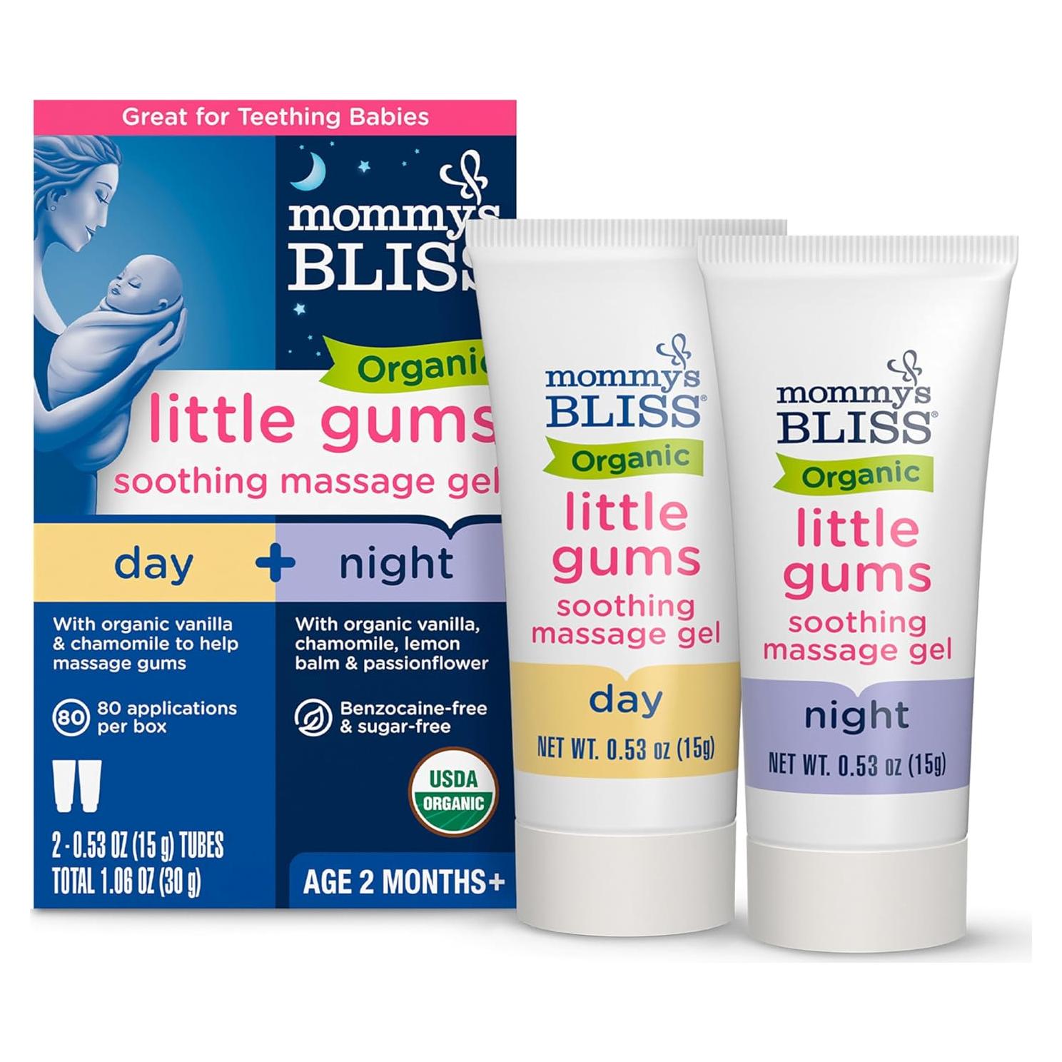 Gel de Masaje Suave Mommy's Bliss Organic Little Gums 30 g