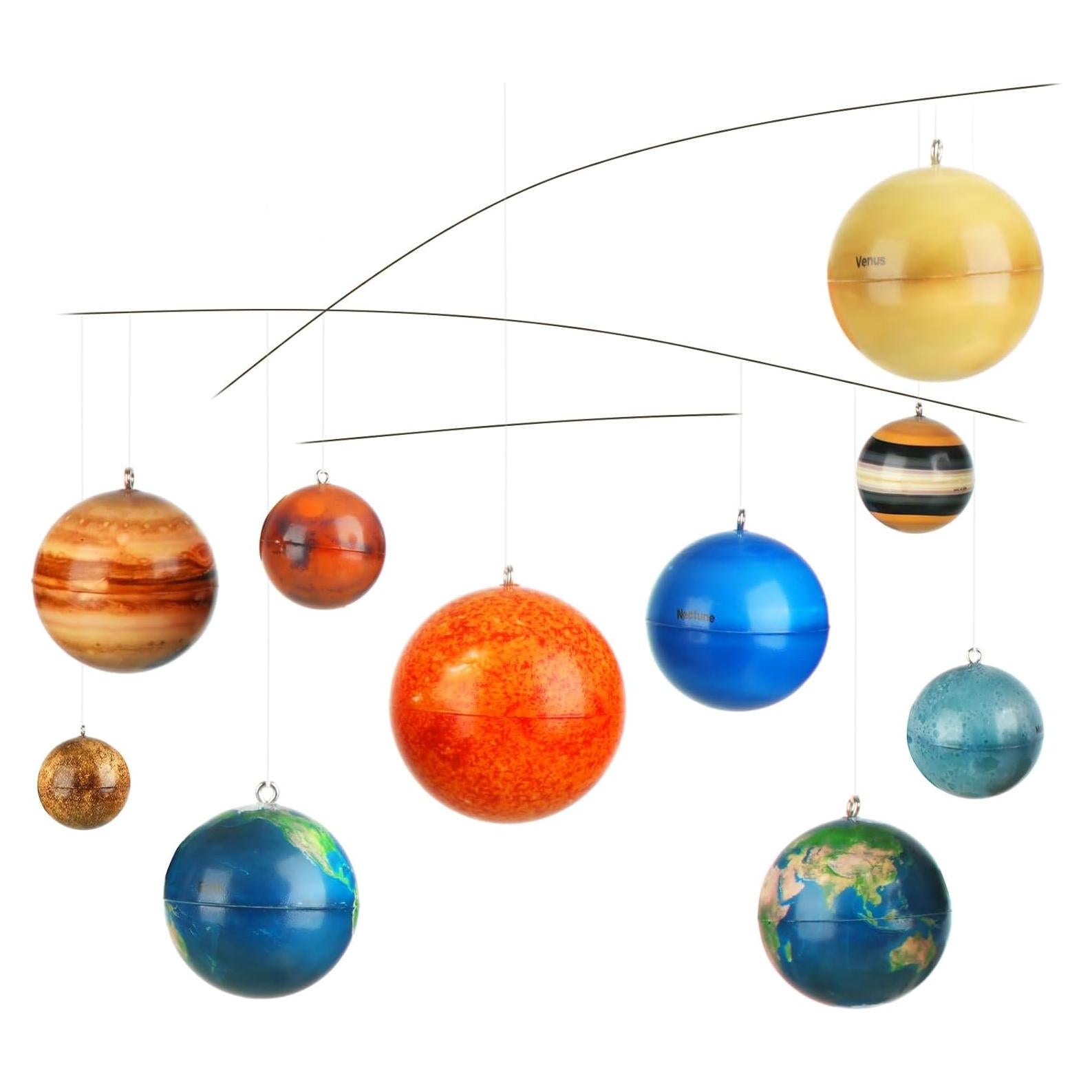 Móvil 3D del Sistema Solar Hollowfly 60 cm Decoración Educativa