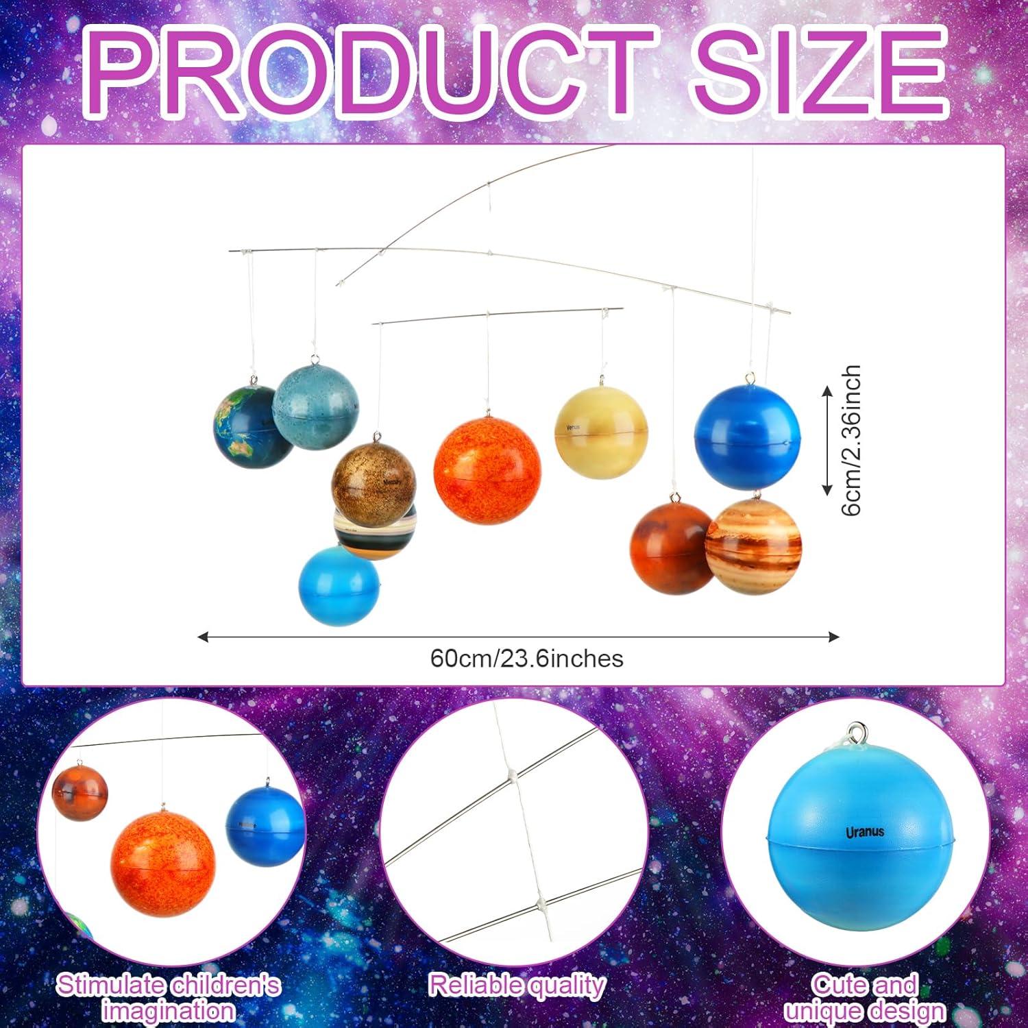 Móvil 3D del Sistema Solar Hollowfly 60 cm Decoración Educativa