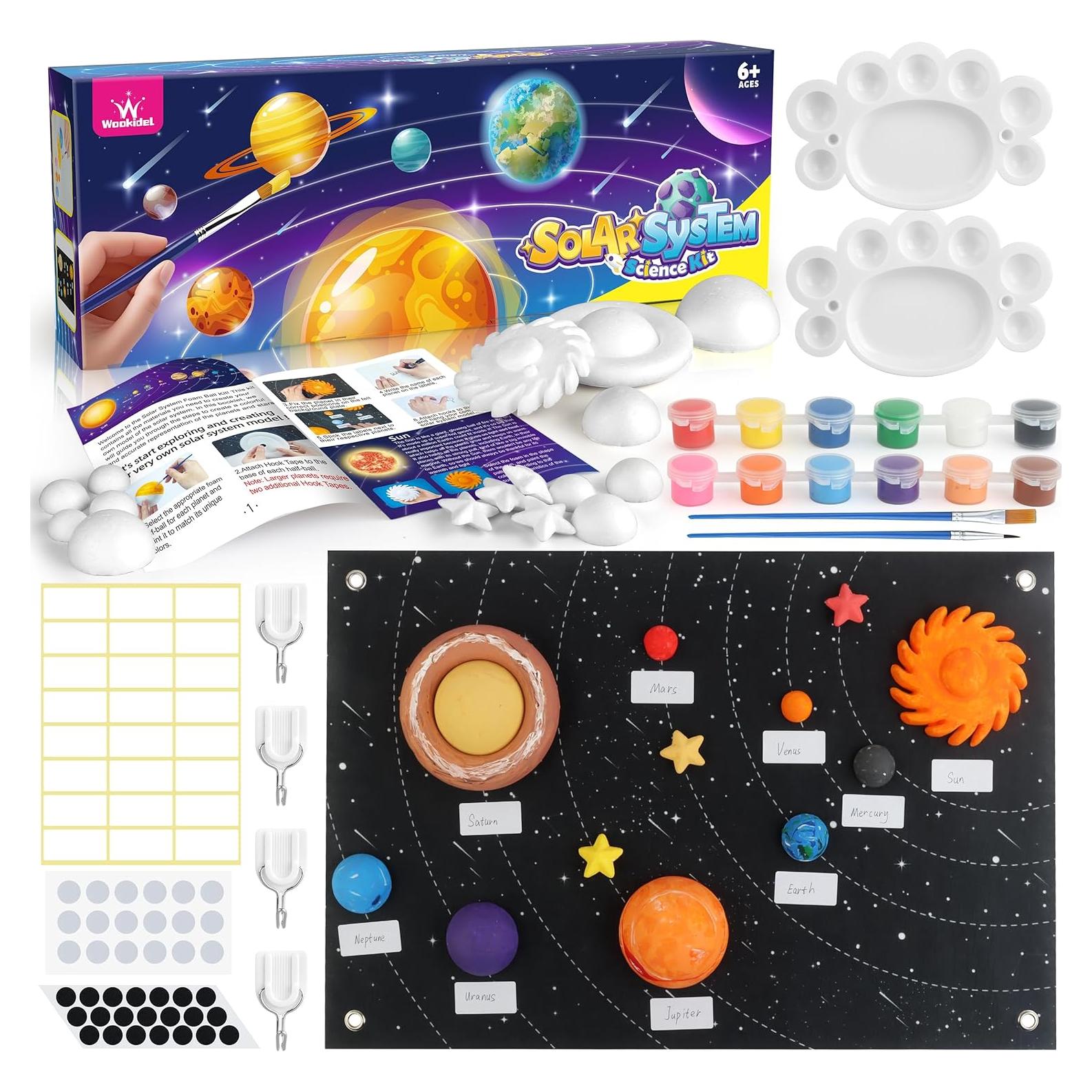 Kit de Proyecto del Sistema Solar Wookidel para Niños - 12 Planetas