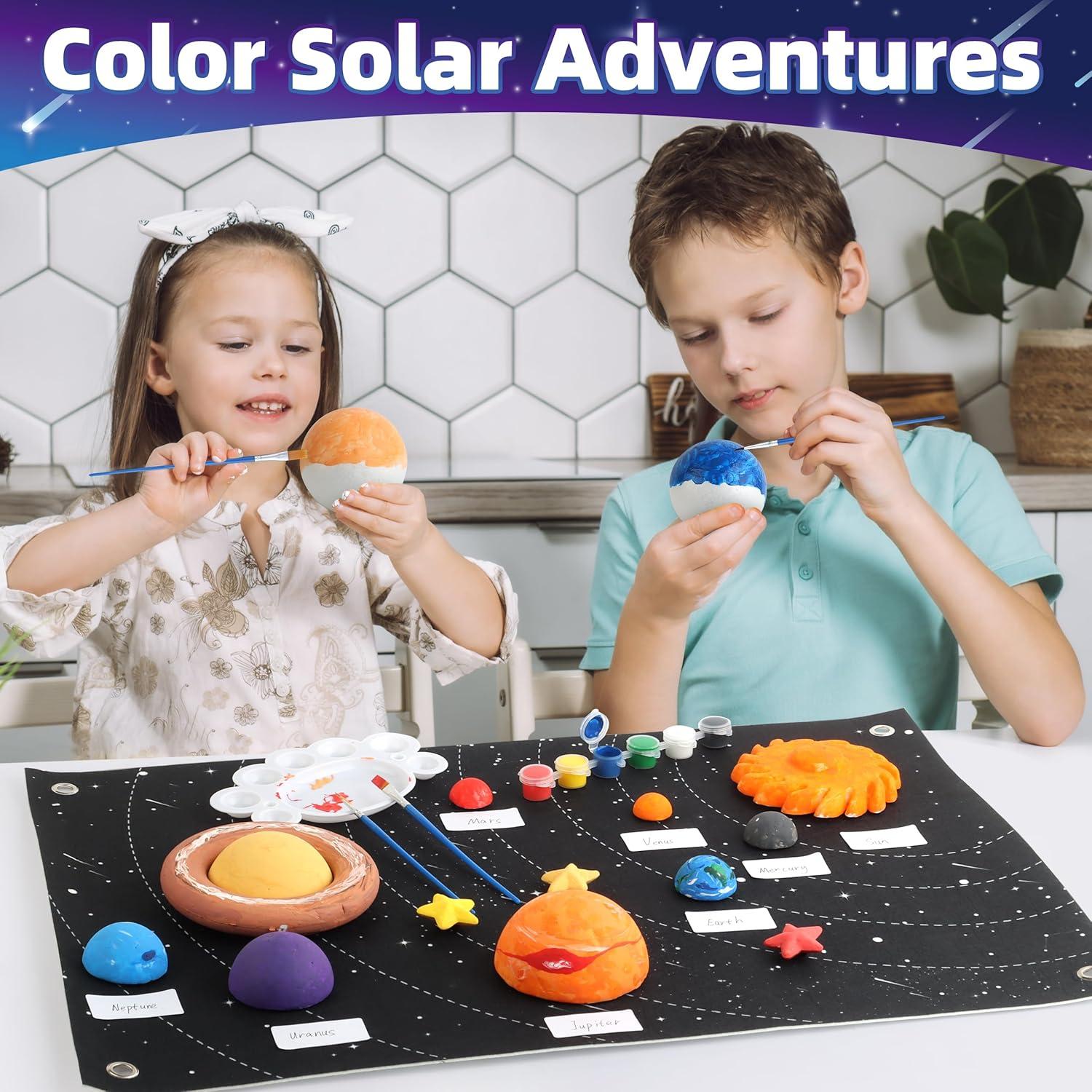 Kit de Proyecto del Sistema Solar Wookidel para Niños - 12 Planetas