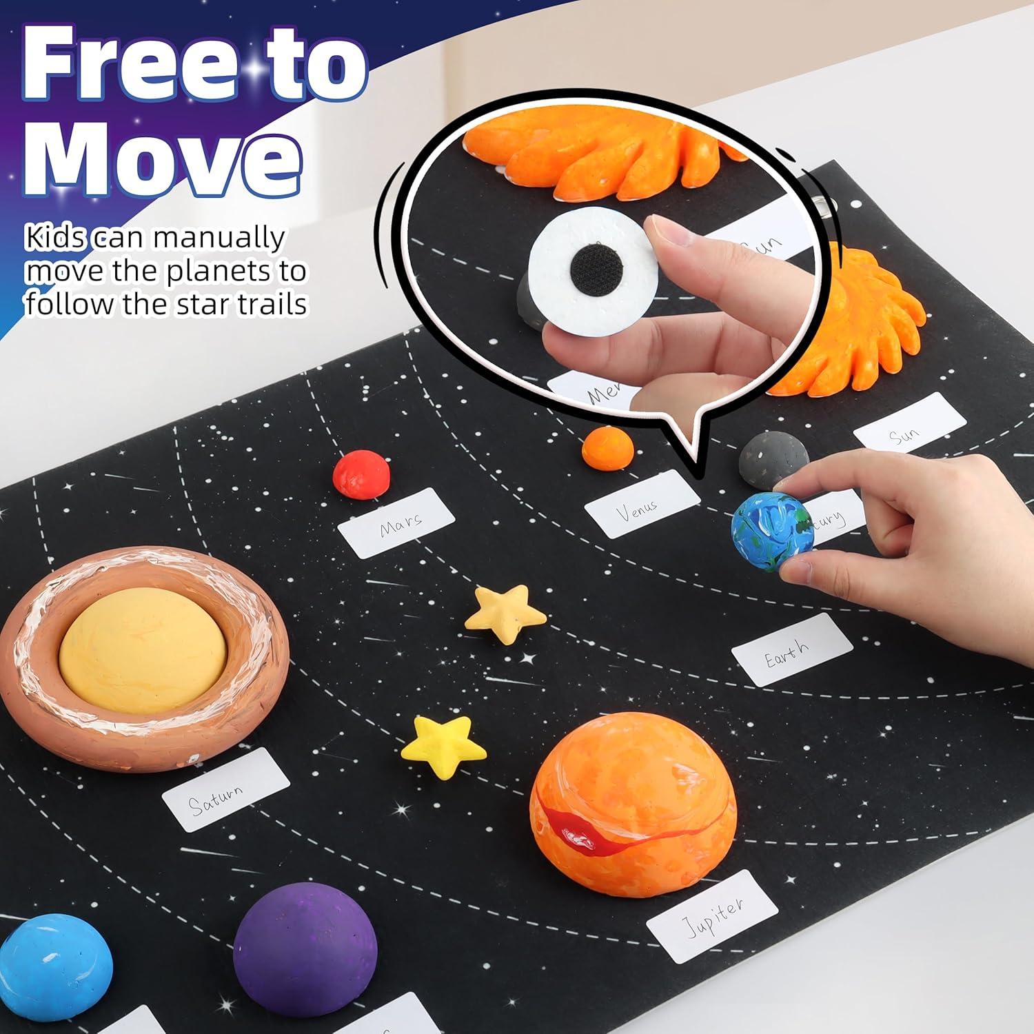 Kit de Proyecto del Sistema Solar Wookidel para Niños - 12 Planetas