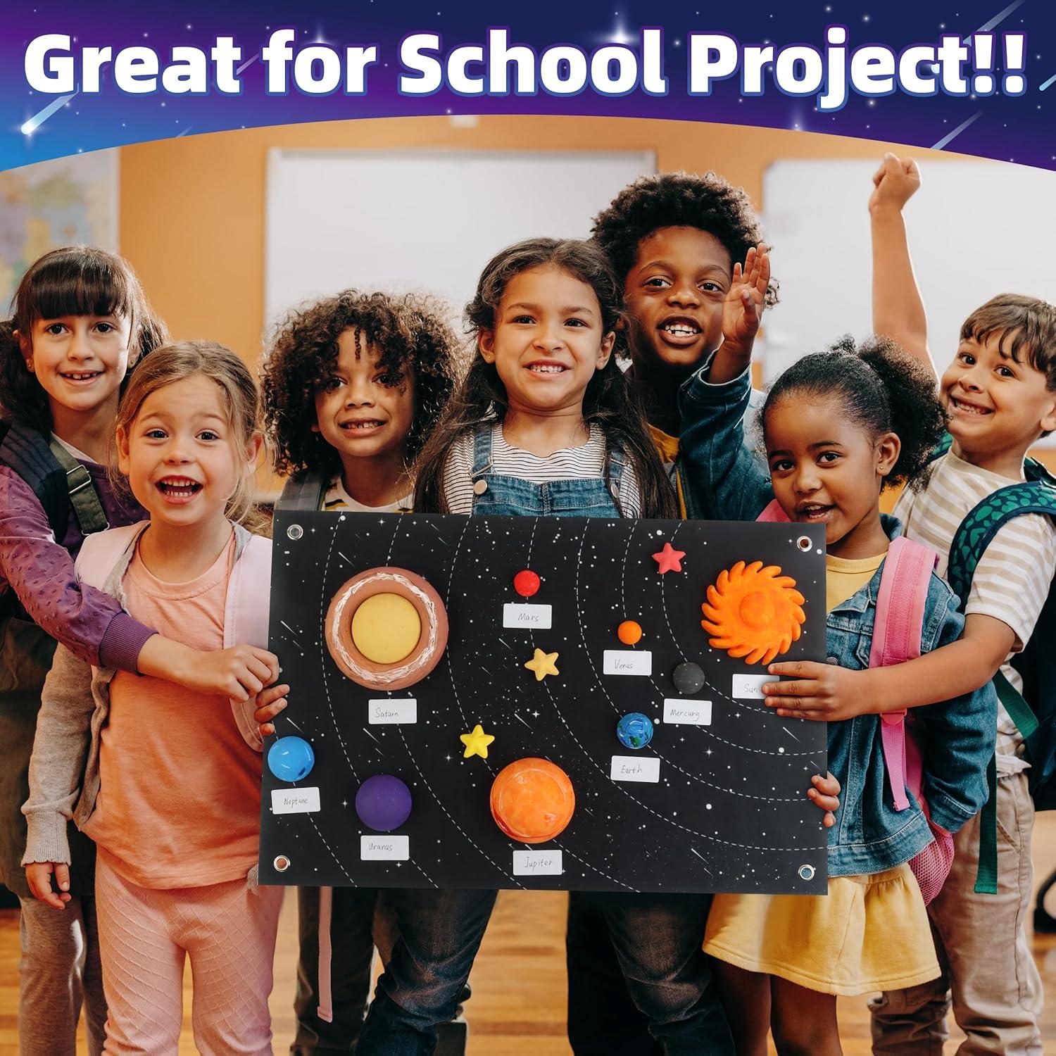 Kit de Proyecto del Sistema Solar Wookidel para Niños - 12 Planetas