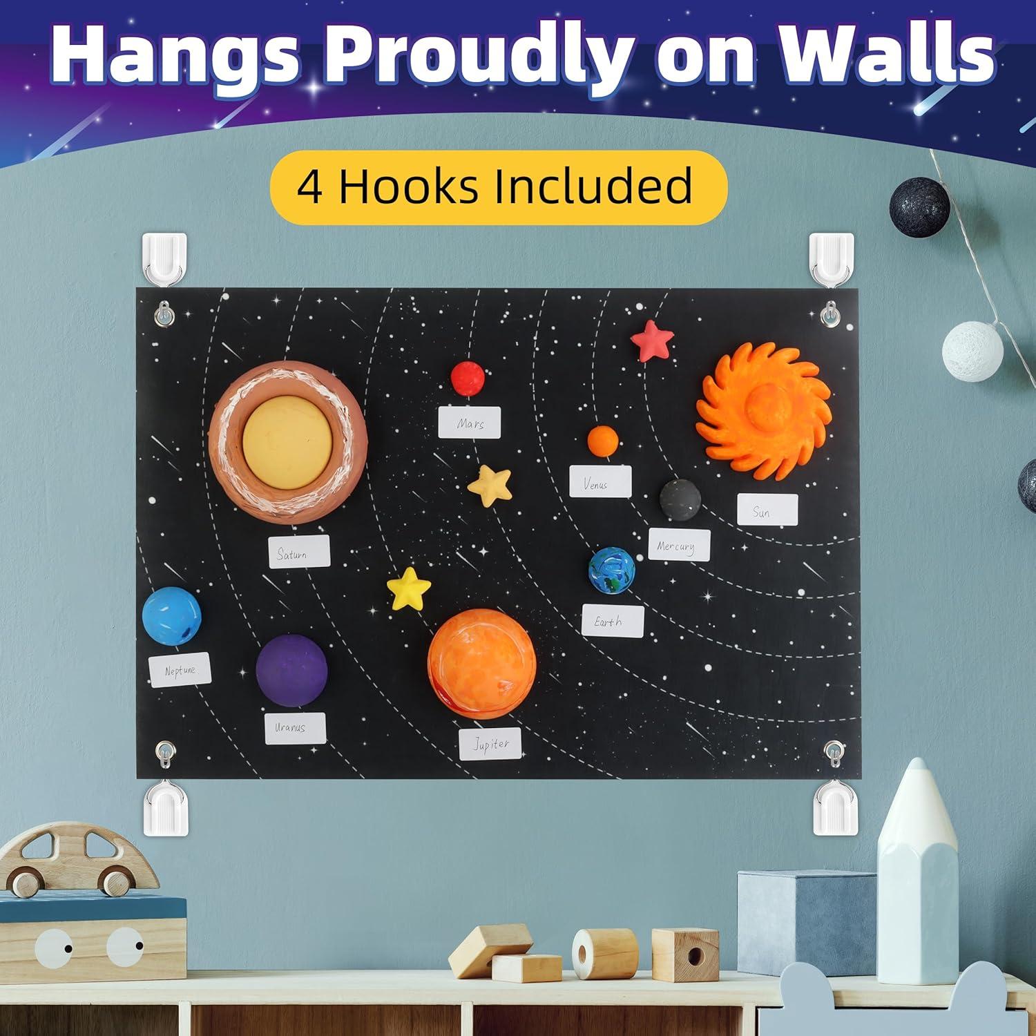 Kit de Proyecto del Sistema Solar Wookidel para Niños - 12 Planetas