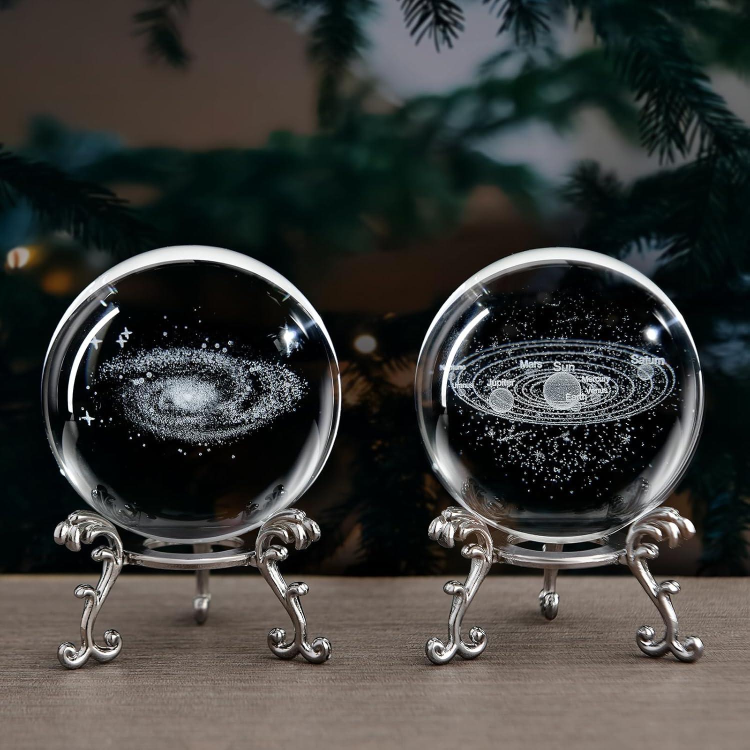 Bola de Cristal 3D Sistema Solar QIANCHANG con Soporte 60mm