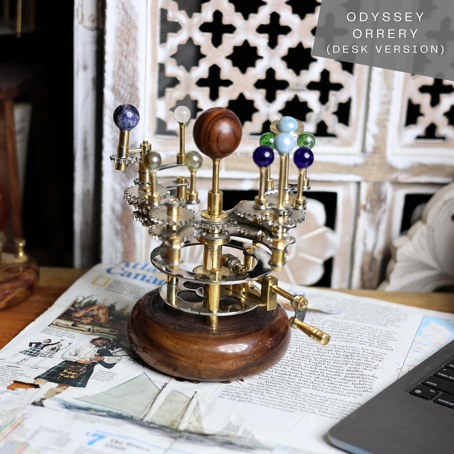 Orrery de Latón Vintage Museo Cosmos - Modelo Solar 20.32 cm