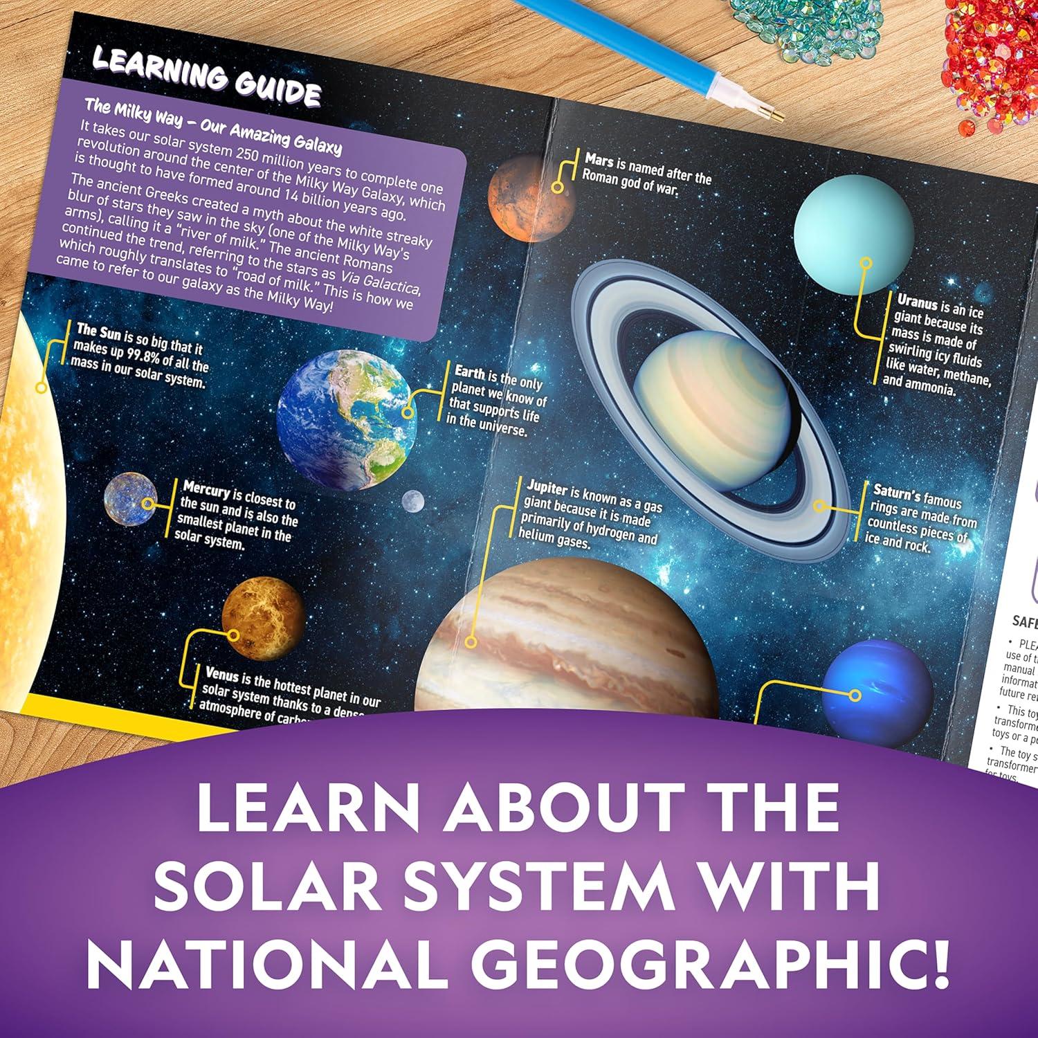 Luz Nocturna Espacial National Geographic con Gemas - DIY