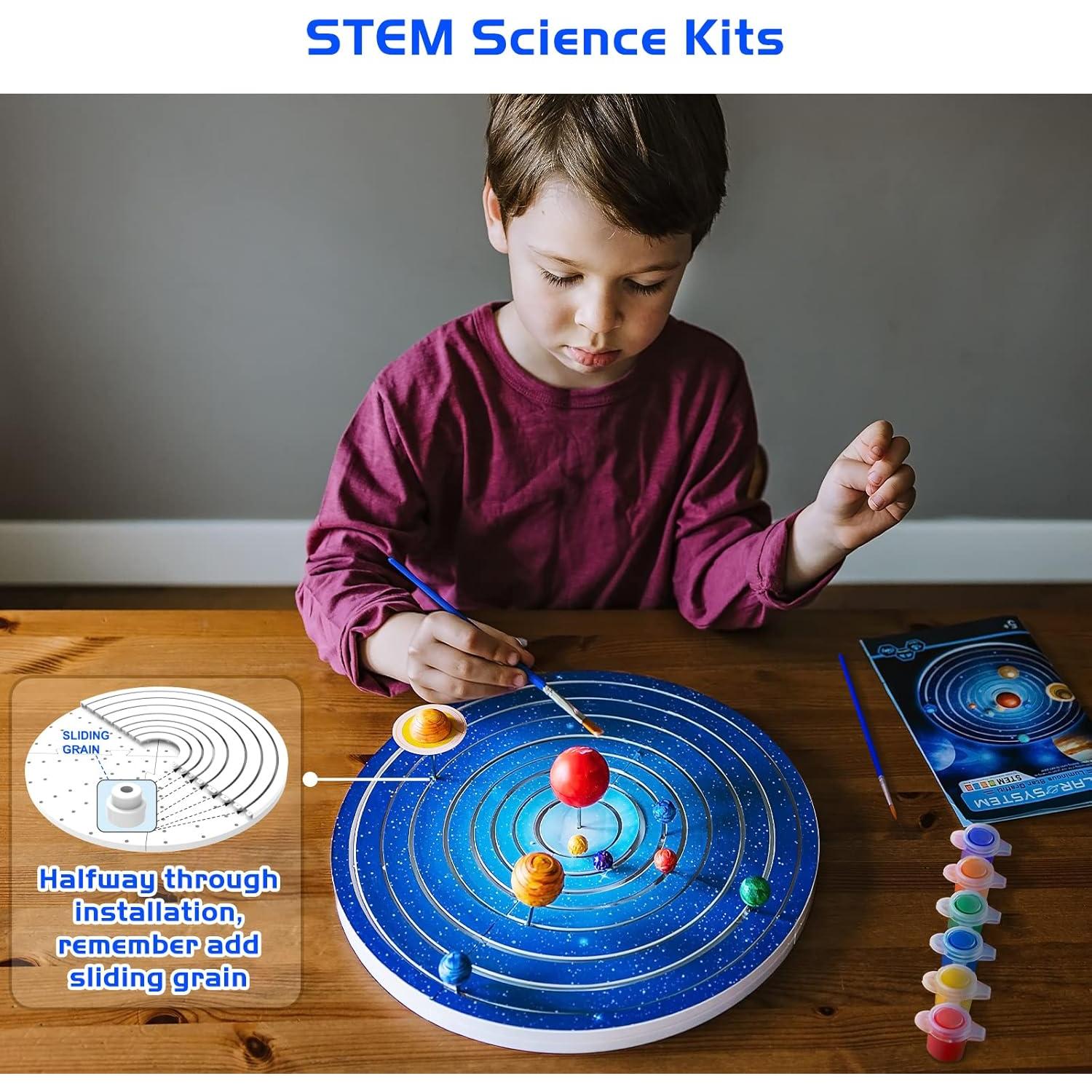 Kit de Ciencia GPTOYS Sistema Solar 3D para Niños 4-12 Años