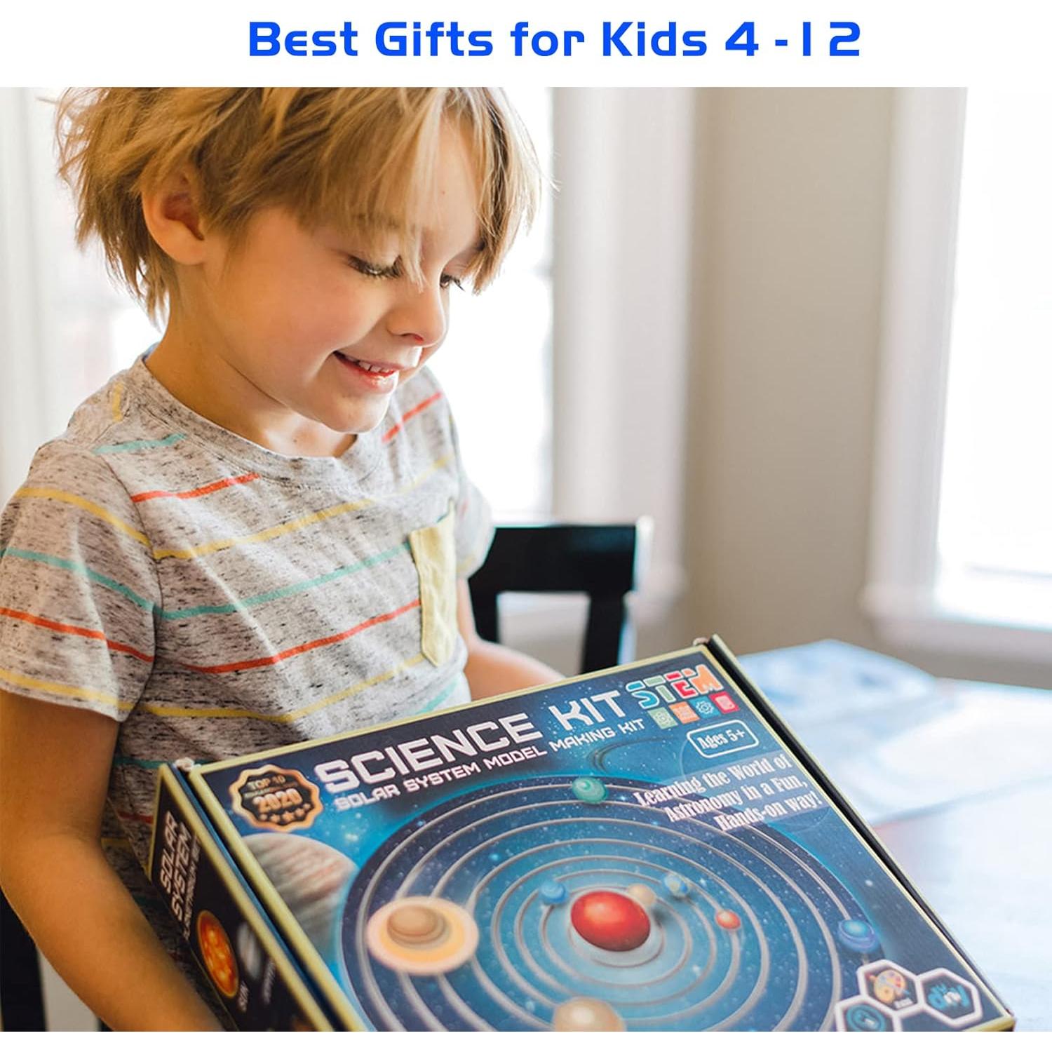 Kit de Ciencia GPTOYS Sistema Solar 3D para Niños 4-12 Años