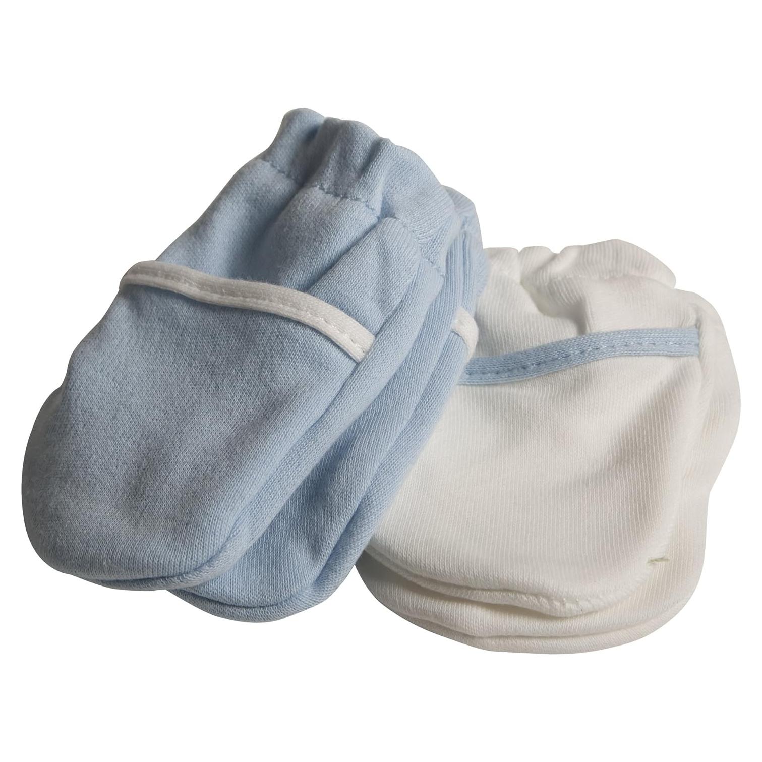 Mitones Sin Rasguños Safety 1st Azul 100% Algodón