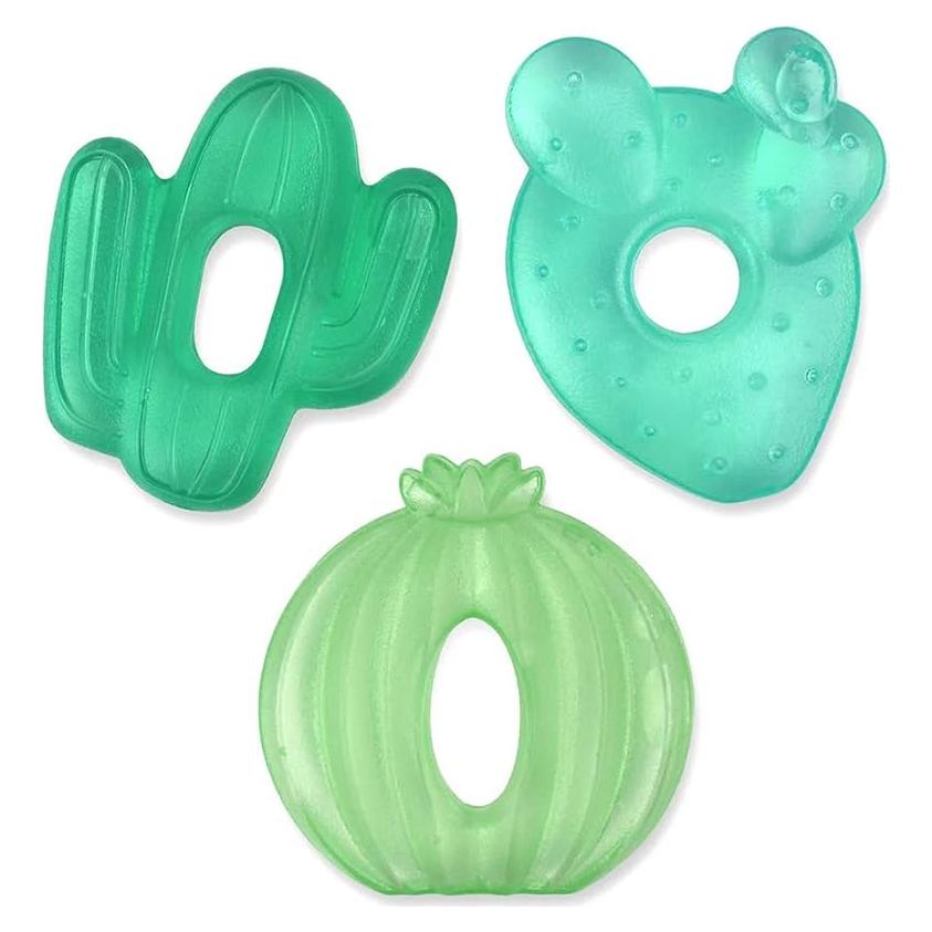 Mordedores Llenos de Agua Itzy Ritzy Set de 3 Cactus Texturizados