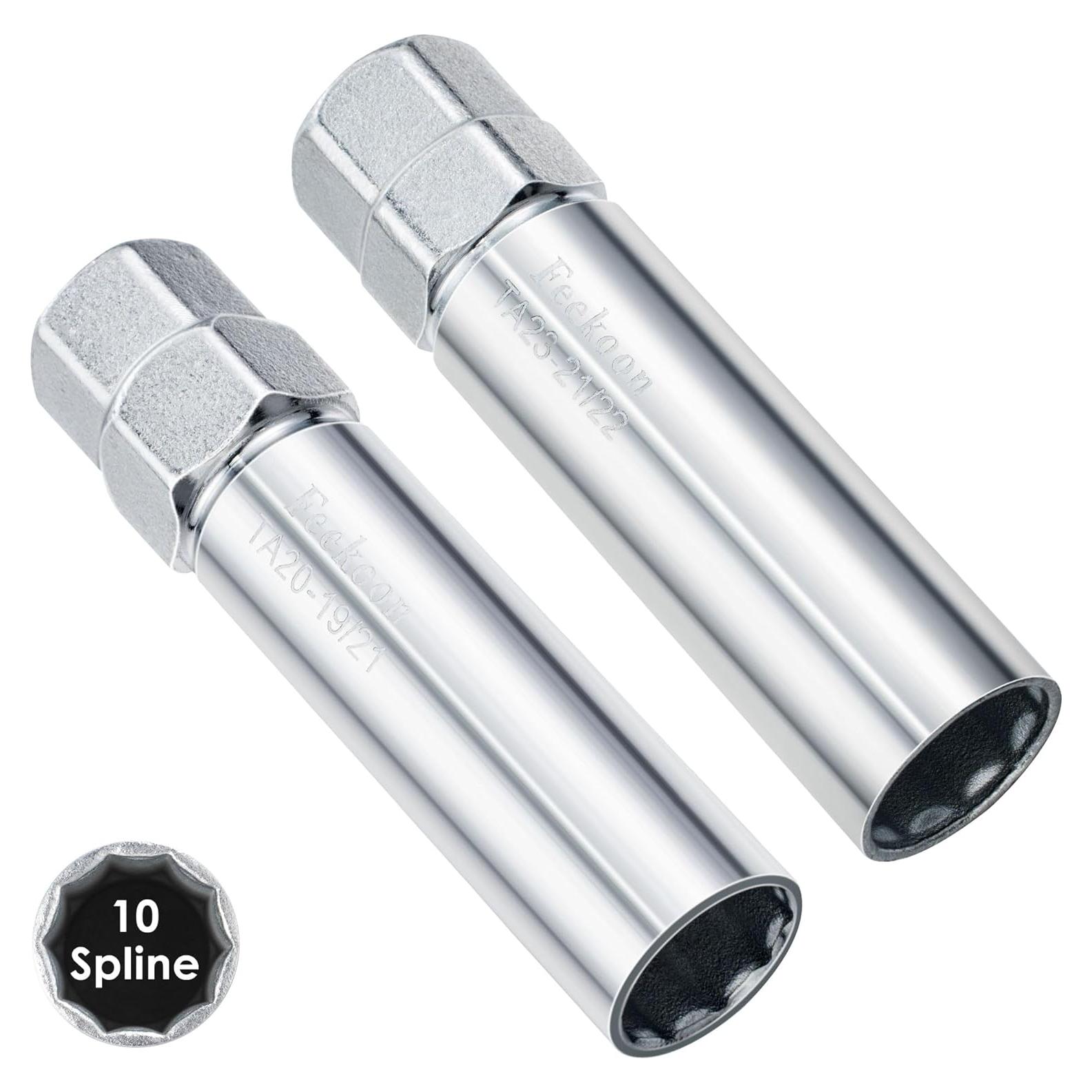 Juego de 2 Llaves de Tuerca de Spline Feekoon 10mm para SUV