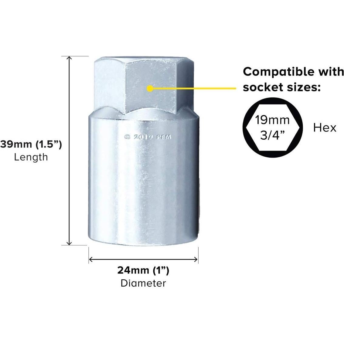 Llave de Socket 5 Spline StanceMagic - Acero Aleado 19mm