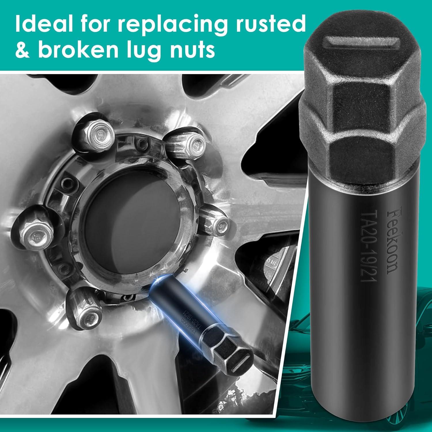 Llave de Tuerca de 10 Estrías Feekoon para Rueda 19mm y 21mm