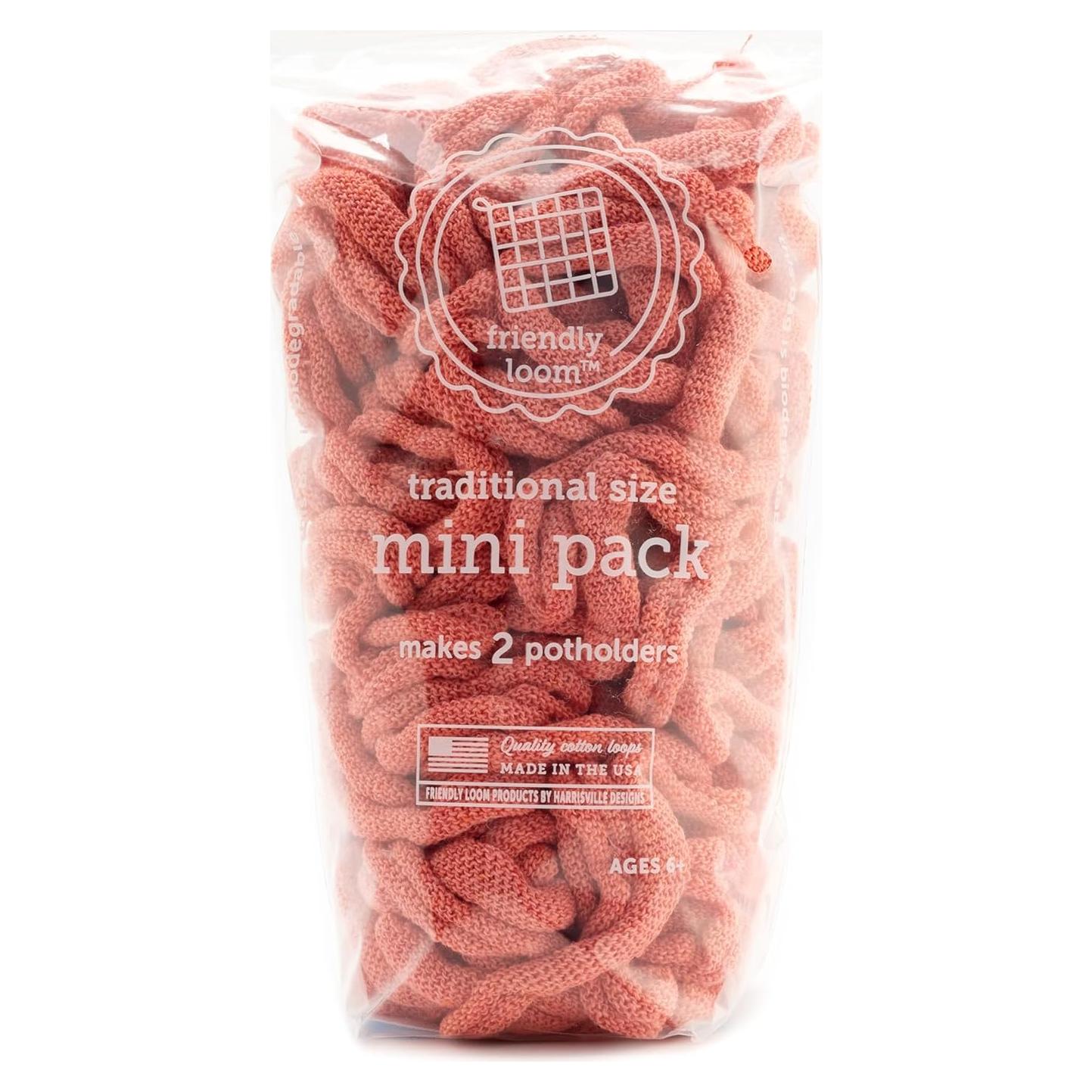 Kit de Bucles de Algodón Harrisville 7" para Potholders - 2 Unidades