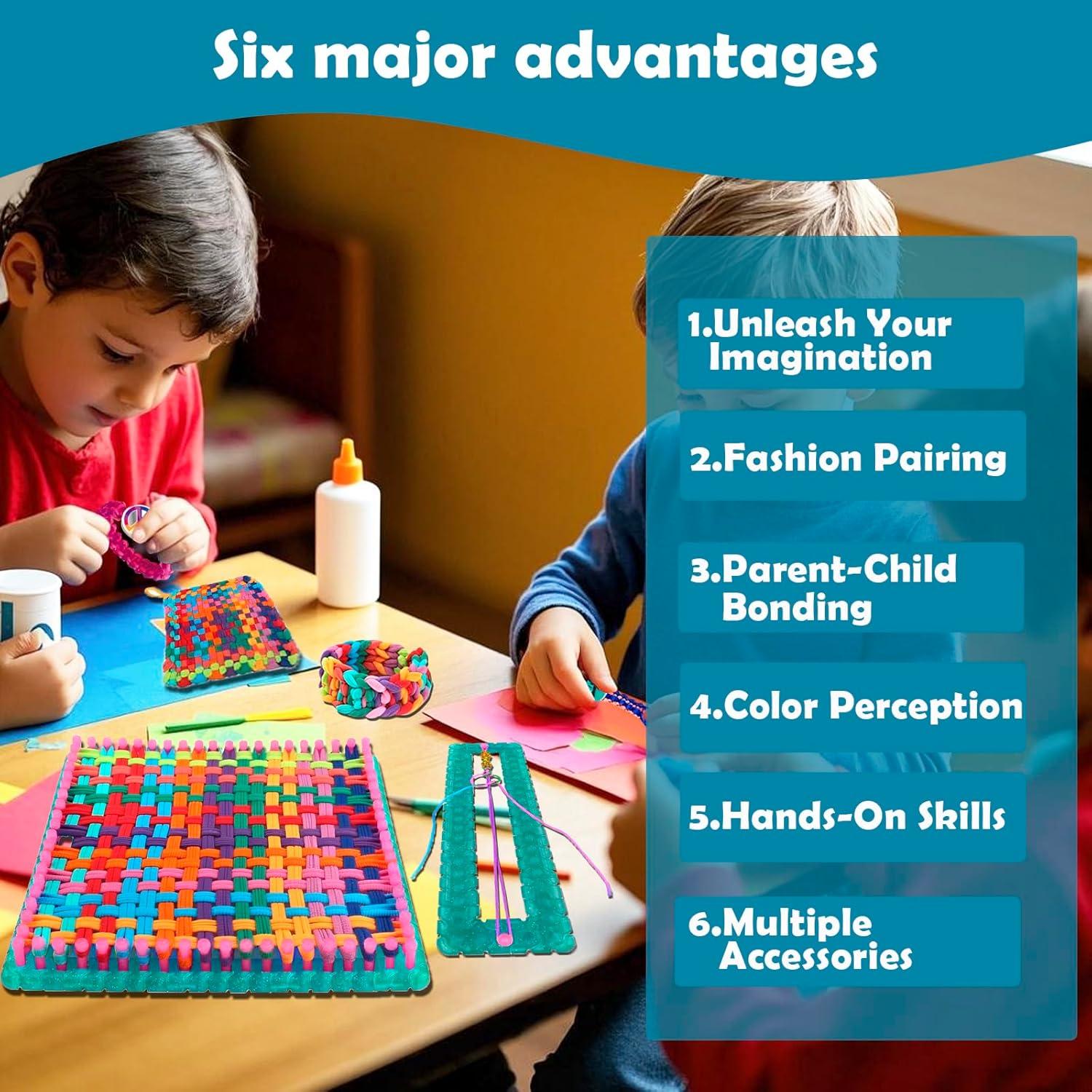 Kit de Telar VividLife 2-en-1 para Manualidades DIY - 288 Piezas