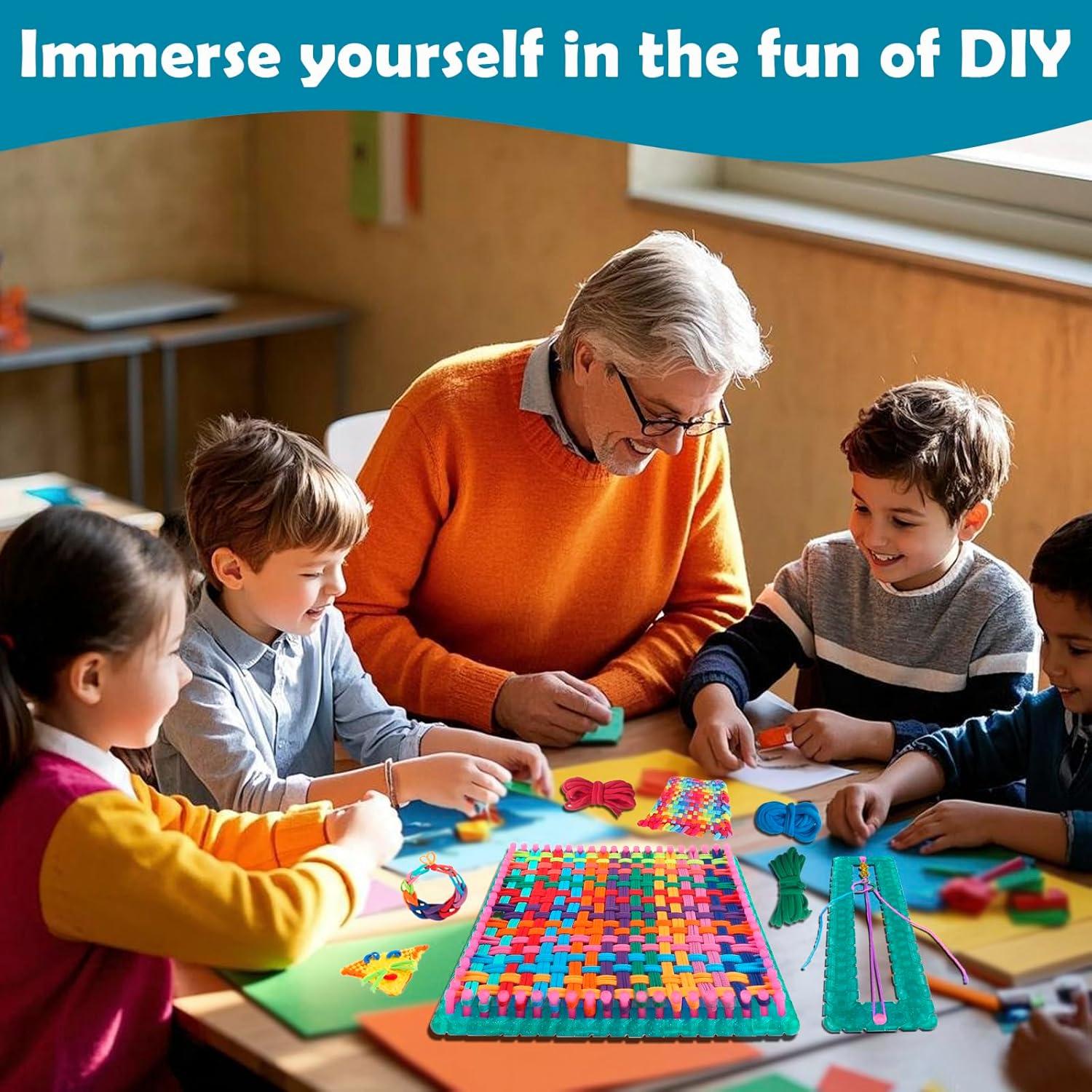 Kit de Telar VividLife 2-en-1 para Manualidades DIY - 288 Piezas