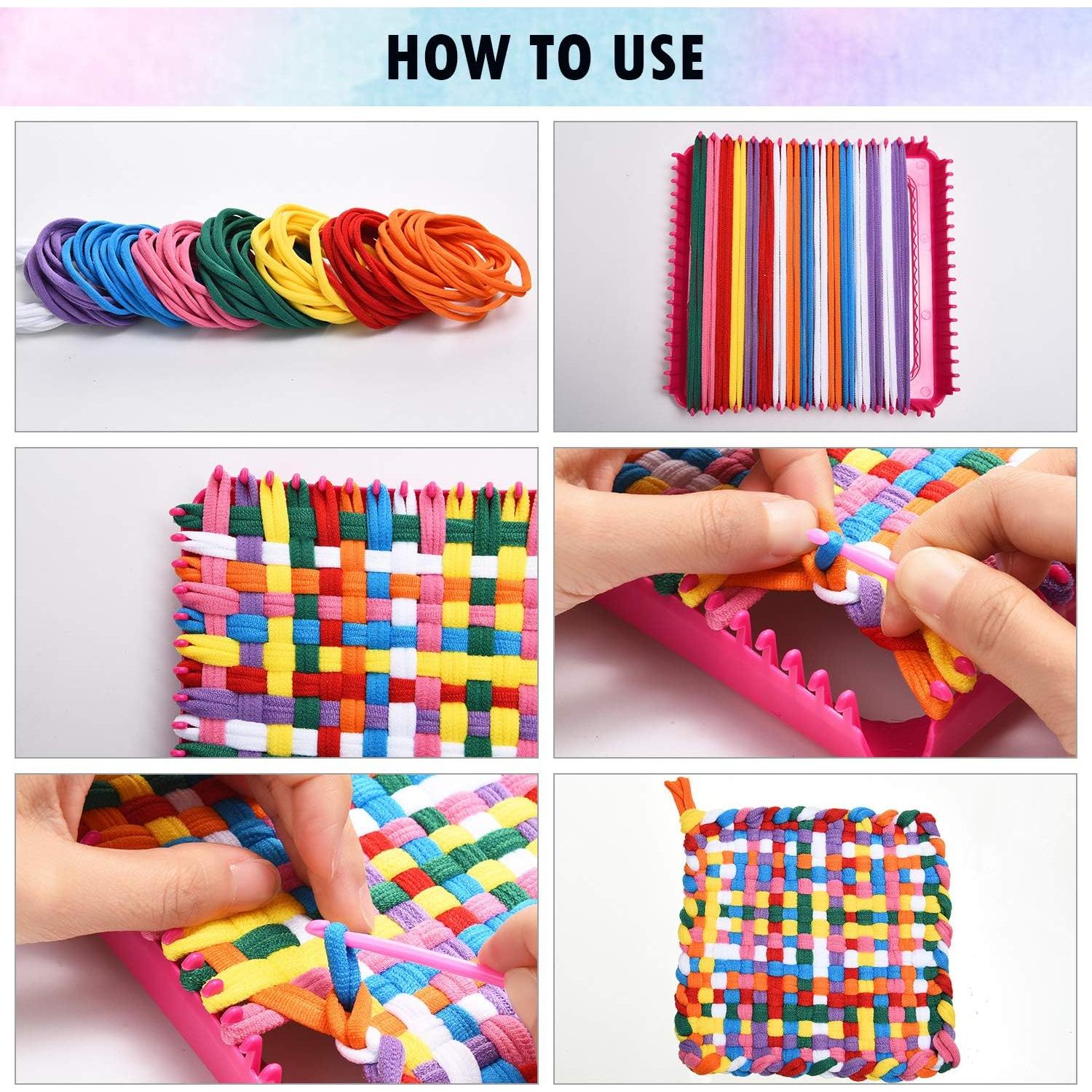 288 Anillos de Trapo de Telar Blulu para Manualidades DIY