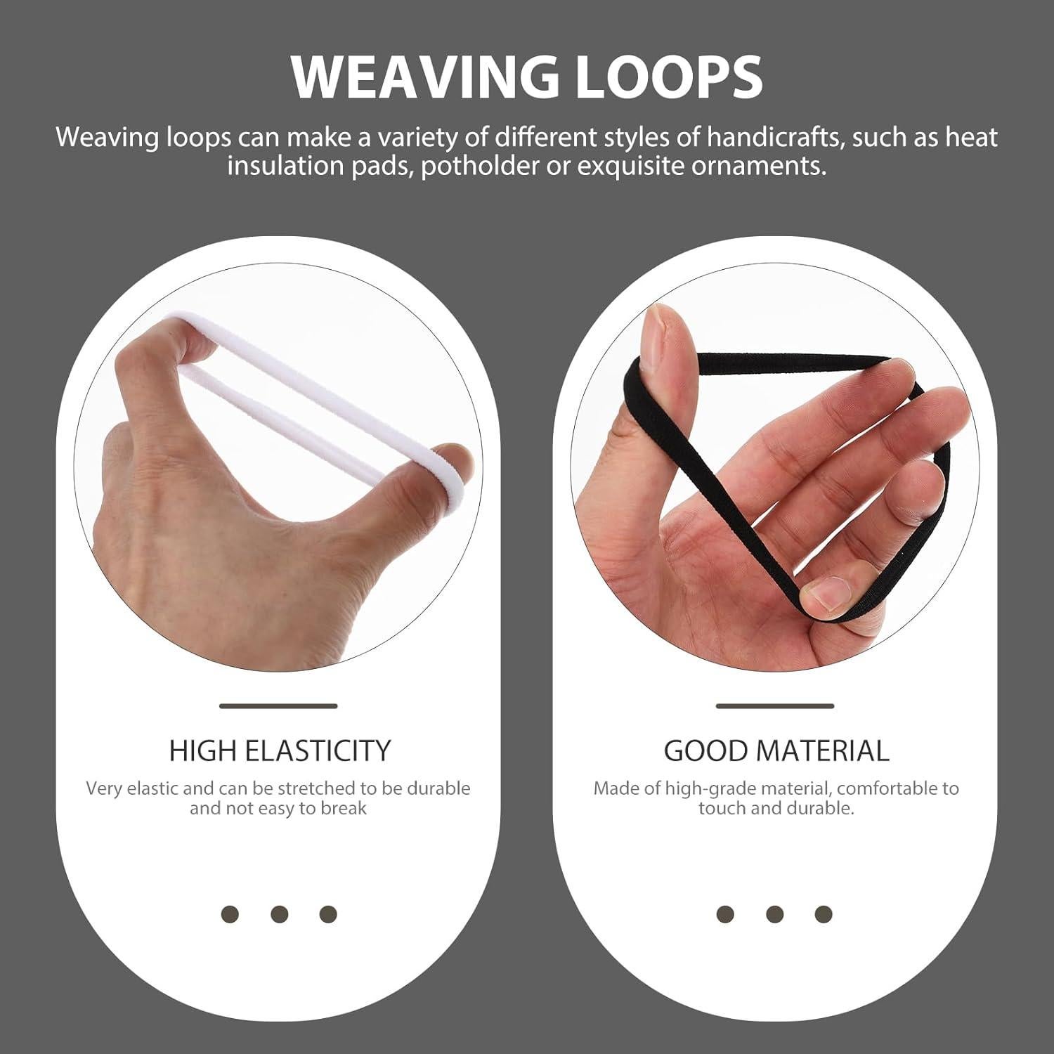 Kit de Telar de 192 Piezas SAFIGLE para Agarradores de Olla