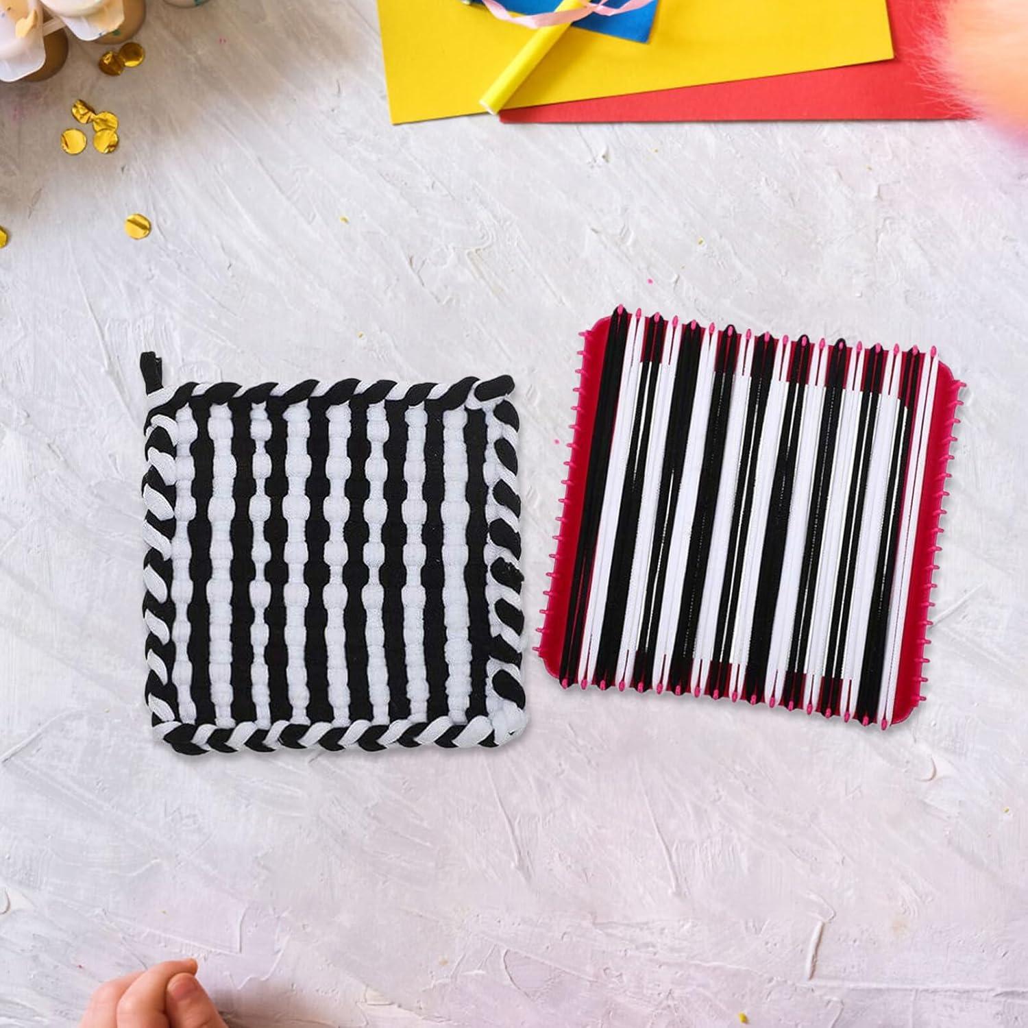 Kit de Telar de 192 Piezas SAFIGLE para Agarradores de Olla