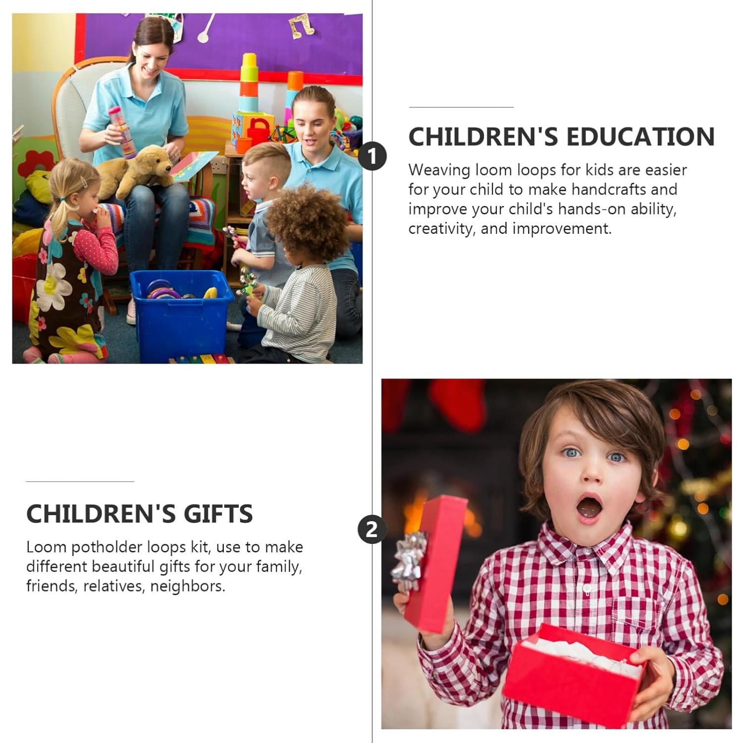 Kit de Telar de 192 Piezas SAFIGLE para Agarradores de Olla