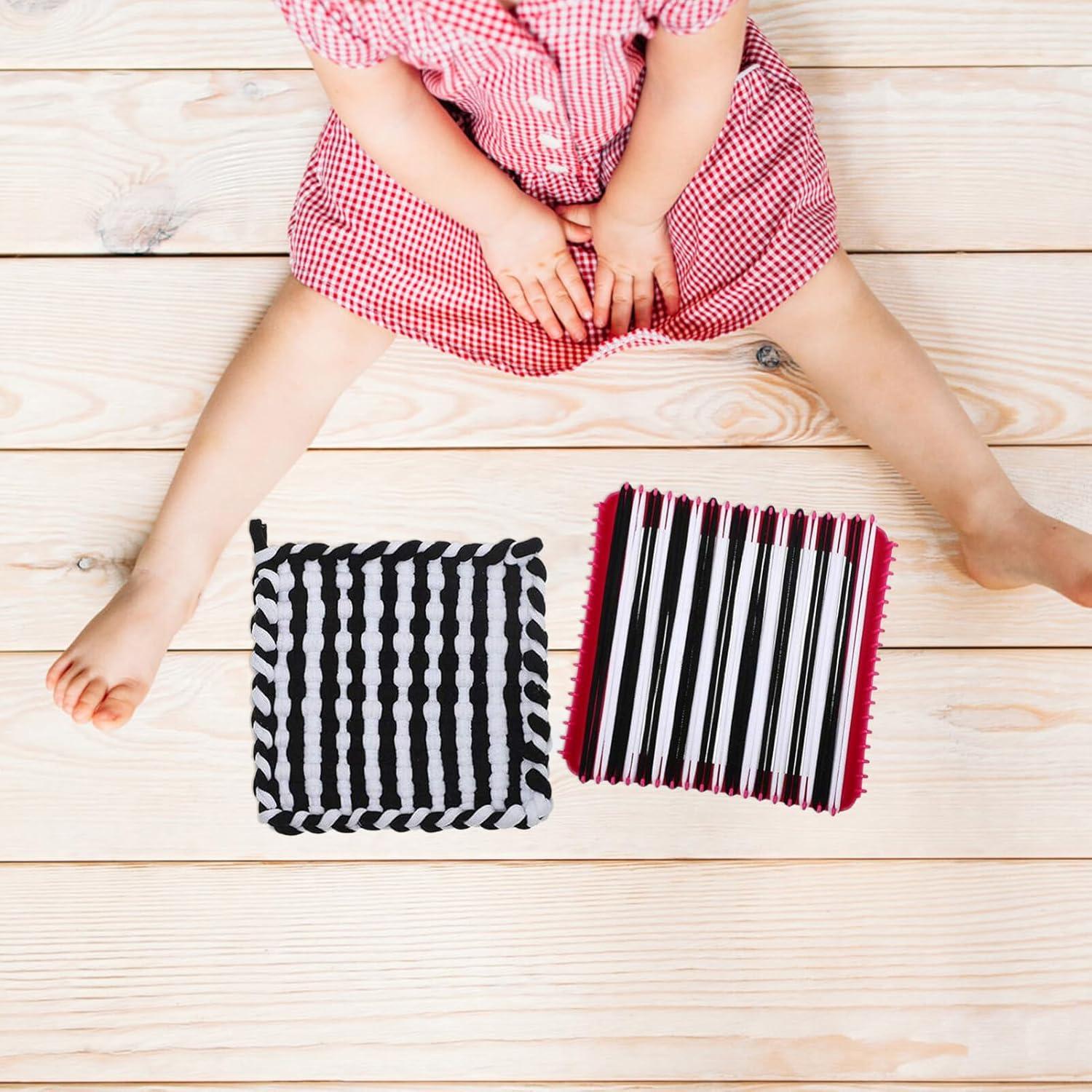 Kit de Telar de 192 Piezas SAFIGLE para Agarradores de Olla