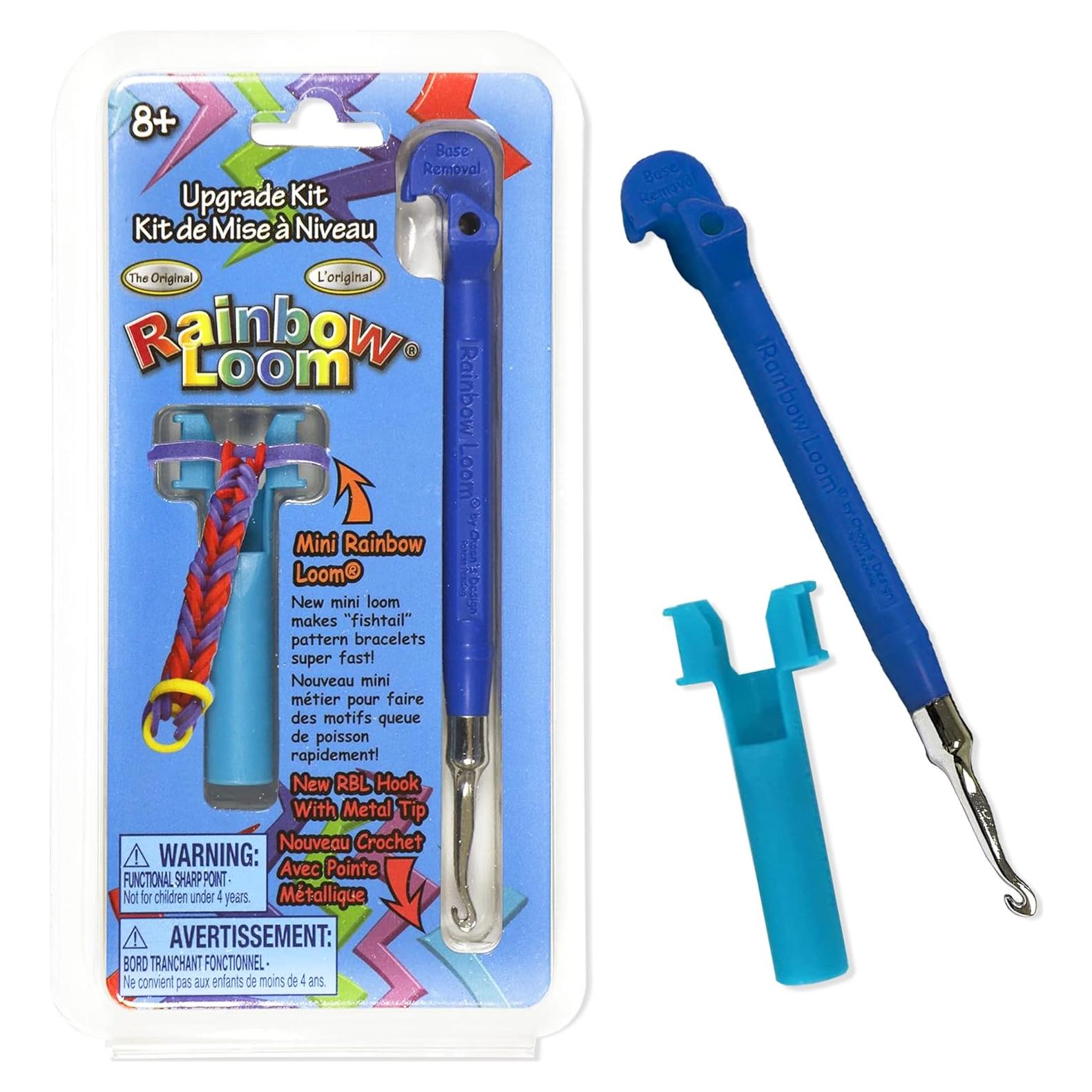 Kit de Mejora Rainbow Loom - Gancho de Metal Azul Compacto