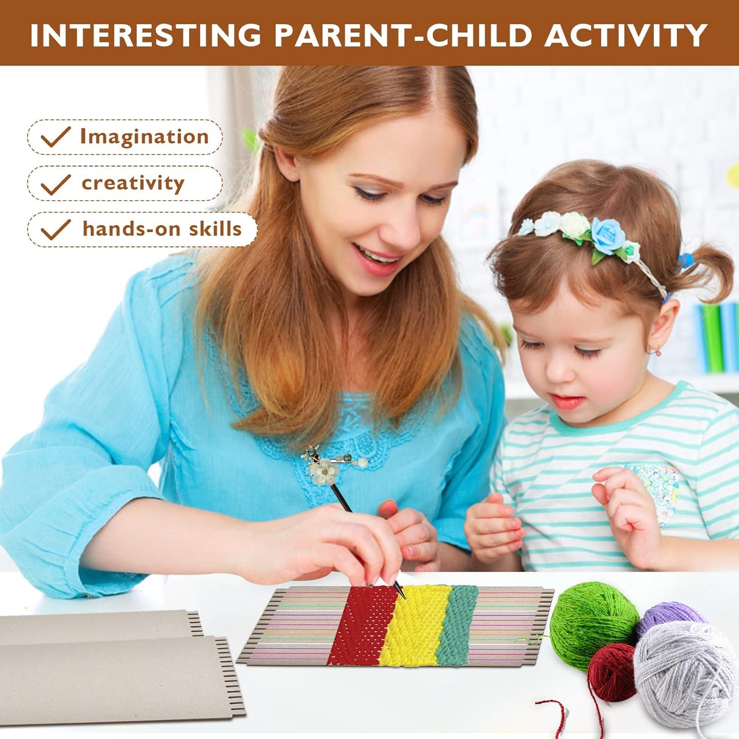 Telar de Cartón Aemygo 30 Piezas 33x16.5cm para Niños