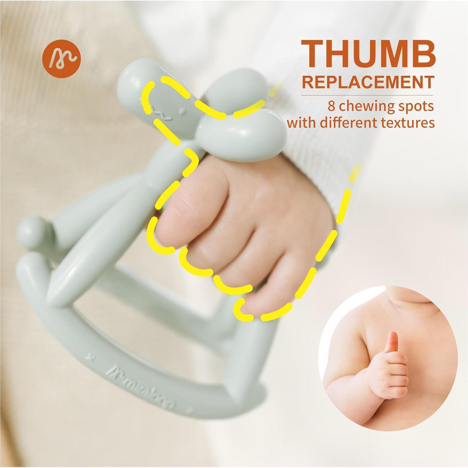 Mordedor de Dentición Jellydog Verde Menta - Silicona Grado Alimenticio