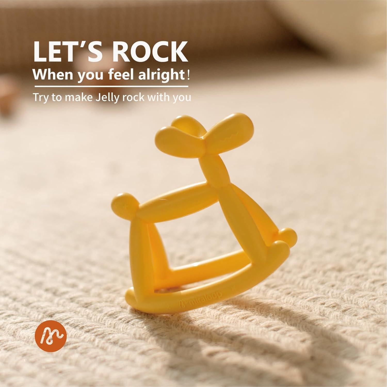 Mordedor de Dentición Jellydog Verde Menta - Silicona Grado Alimenticio