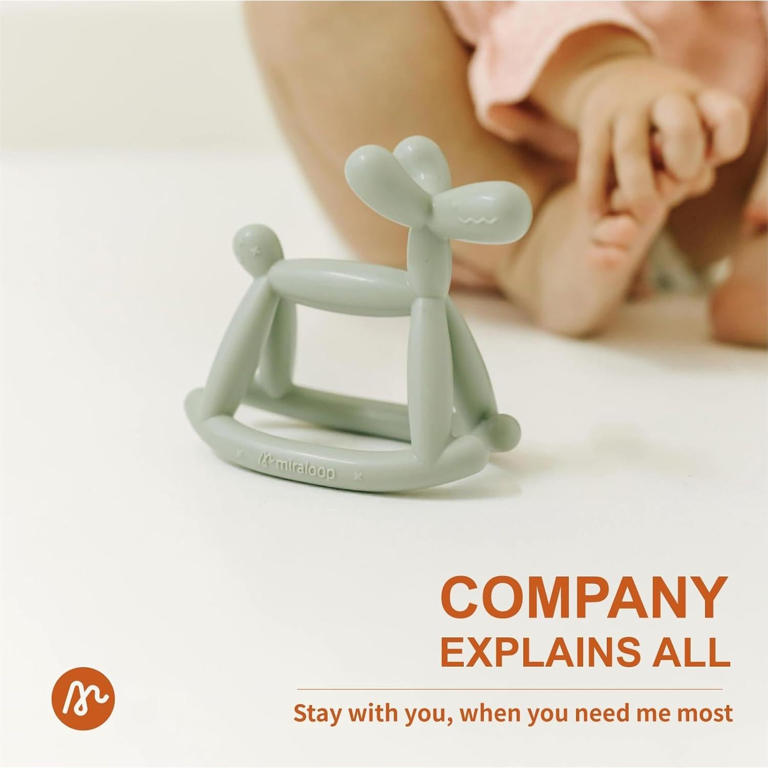 Mordedor de Dentición Jellydog Verde Menta - Silicona Grado Alimenticio