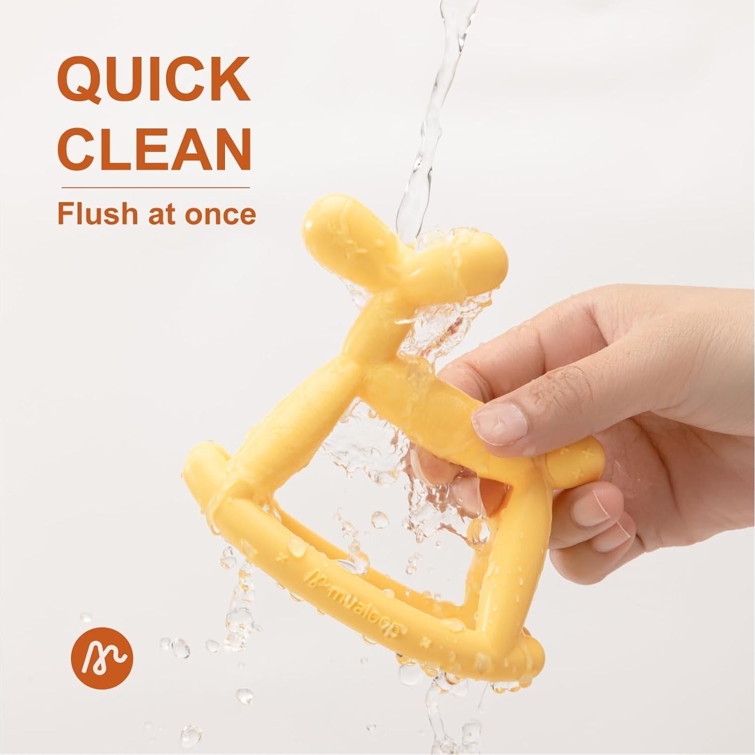 Mordedor de Dentición Jellydog Verde Menta - Silicona Grado Alimenticio